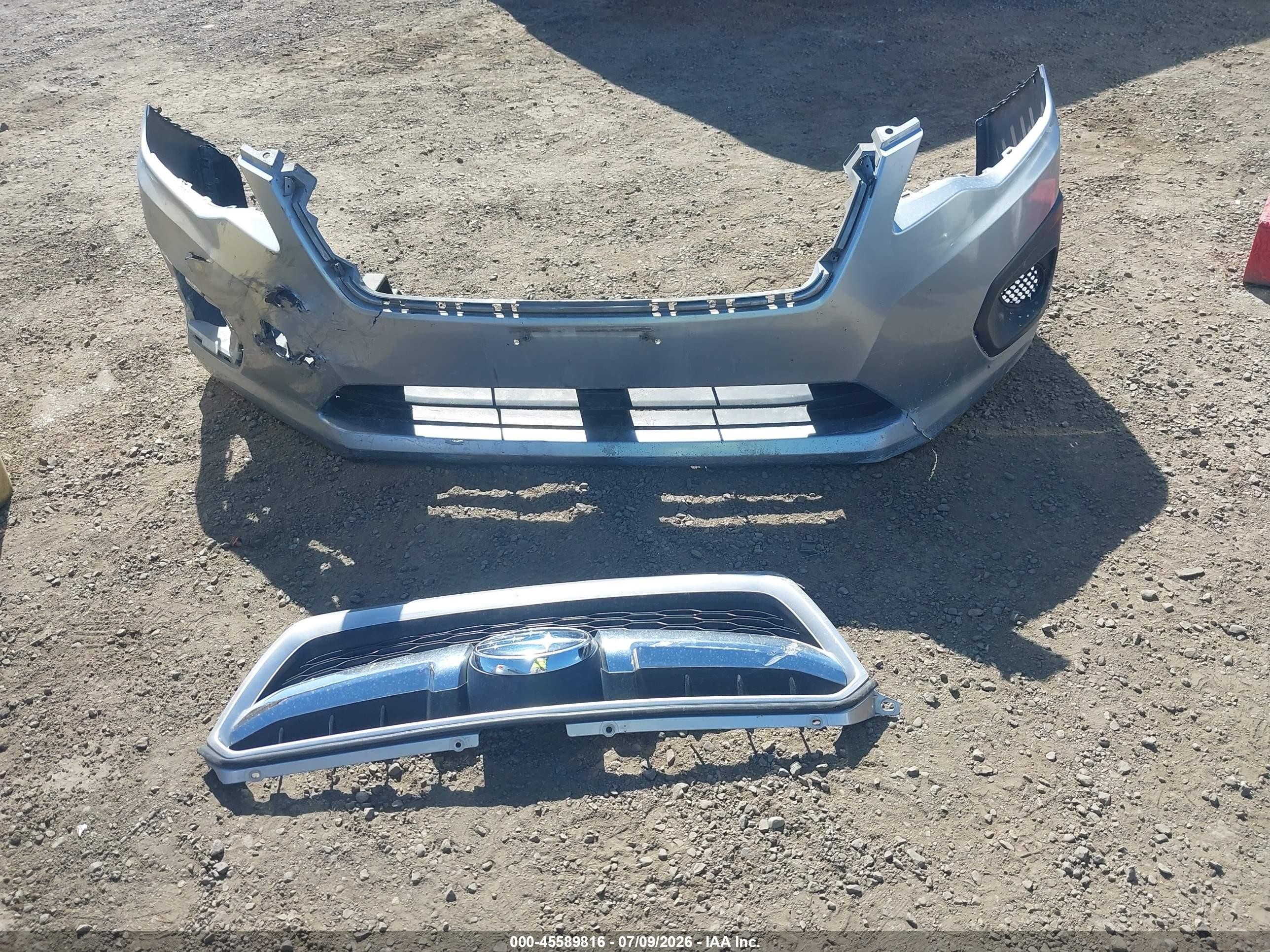 2013 Subaru Impreza 2.0i Silver vin: JF1GJAA62DH023670