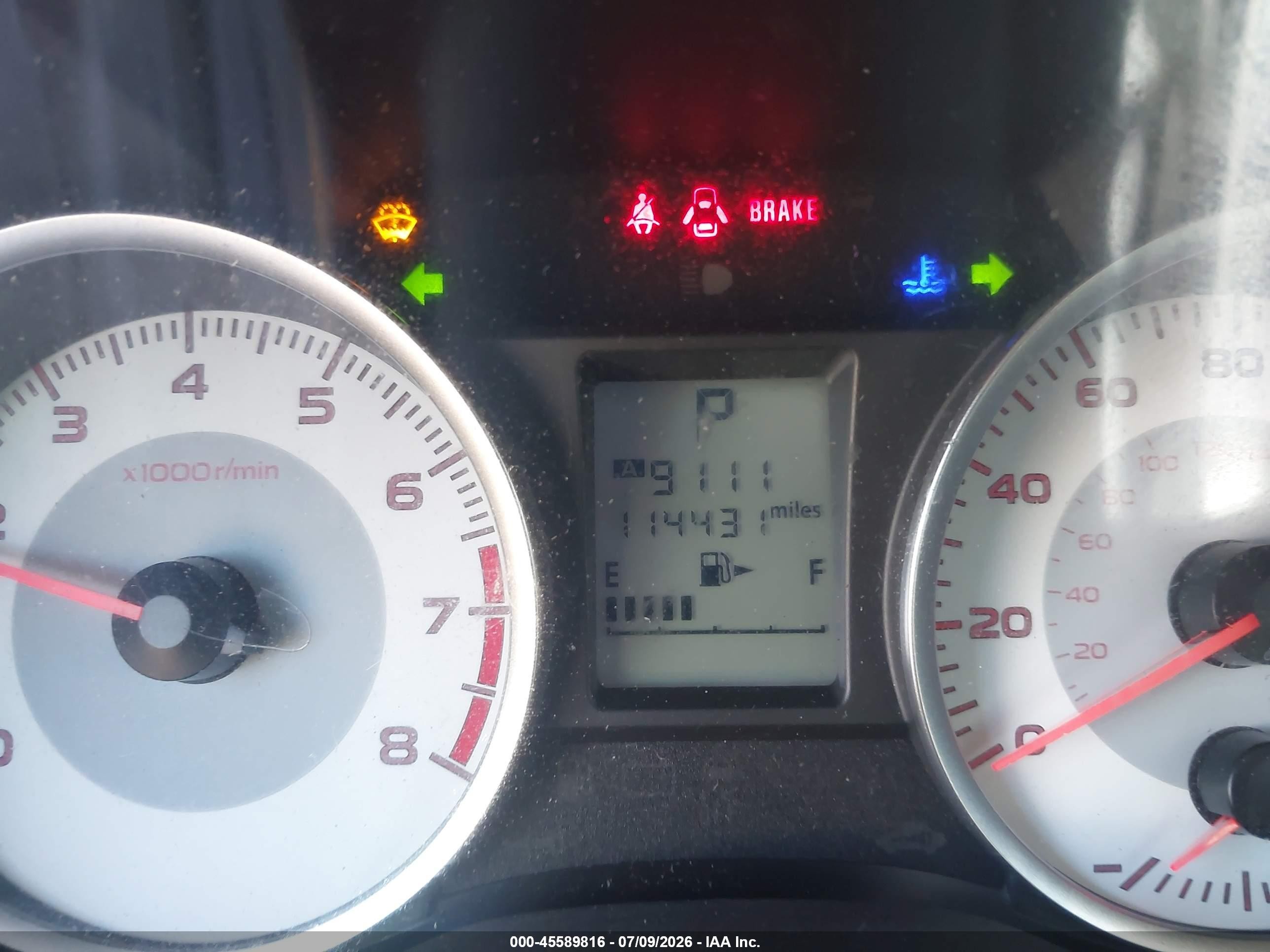 2013 Subaru Impreza 2.0i Silver vin: JF1GJAA62DH023670