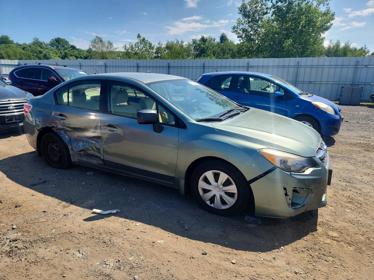 2014 Subaru Impreza Green vin: JF1GJAA62EH014565