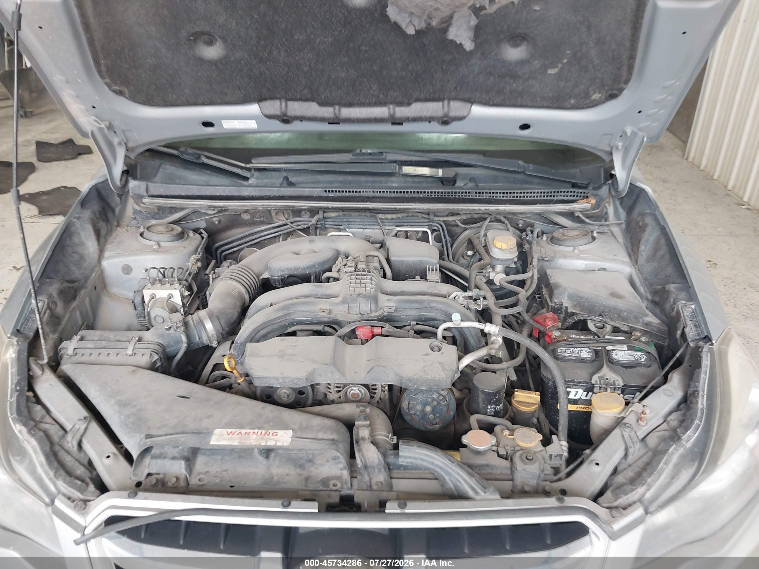 2014 Subaru Impreza 2.0i Silver vin: JF1GJAA62EH014727
