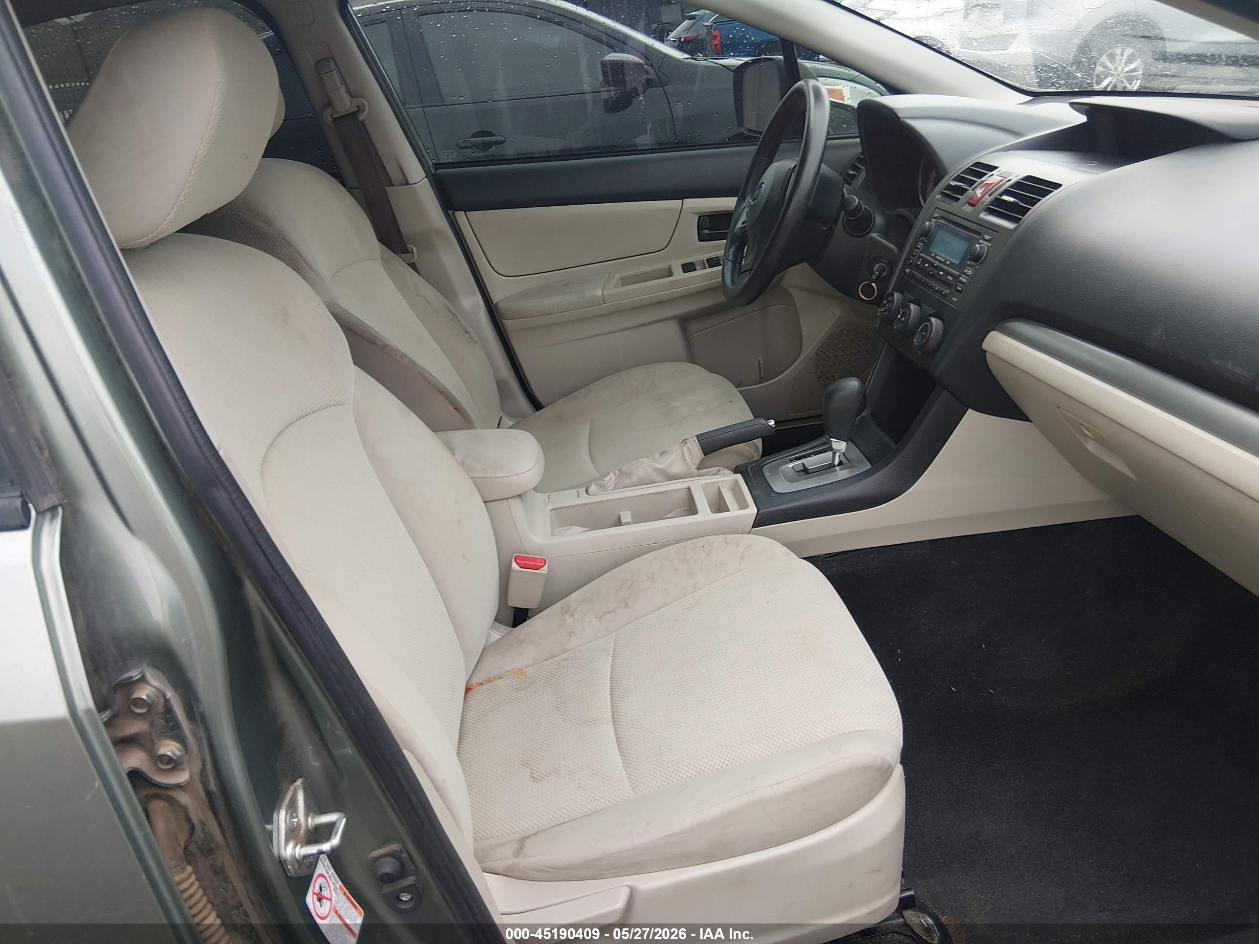 2014 Subaru Impreza 2.0i Green vin: JF1GJAA62EH020107