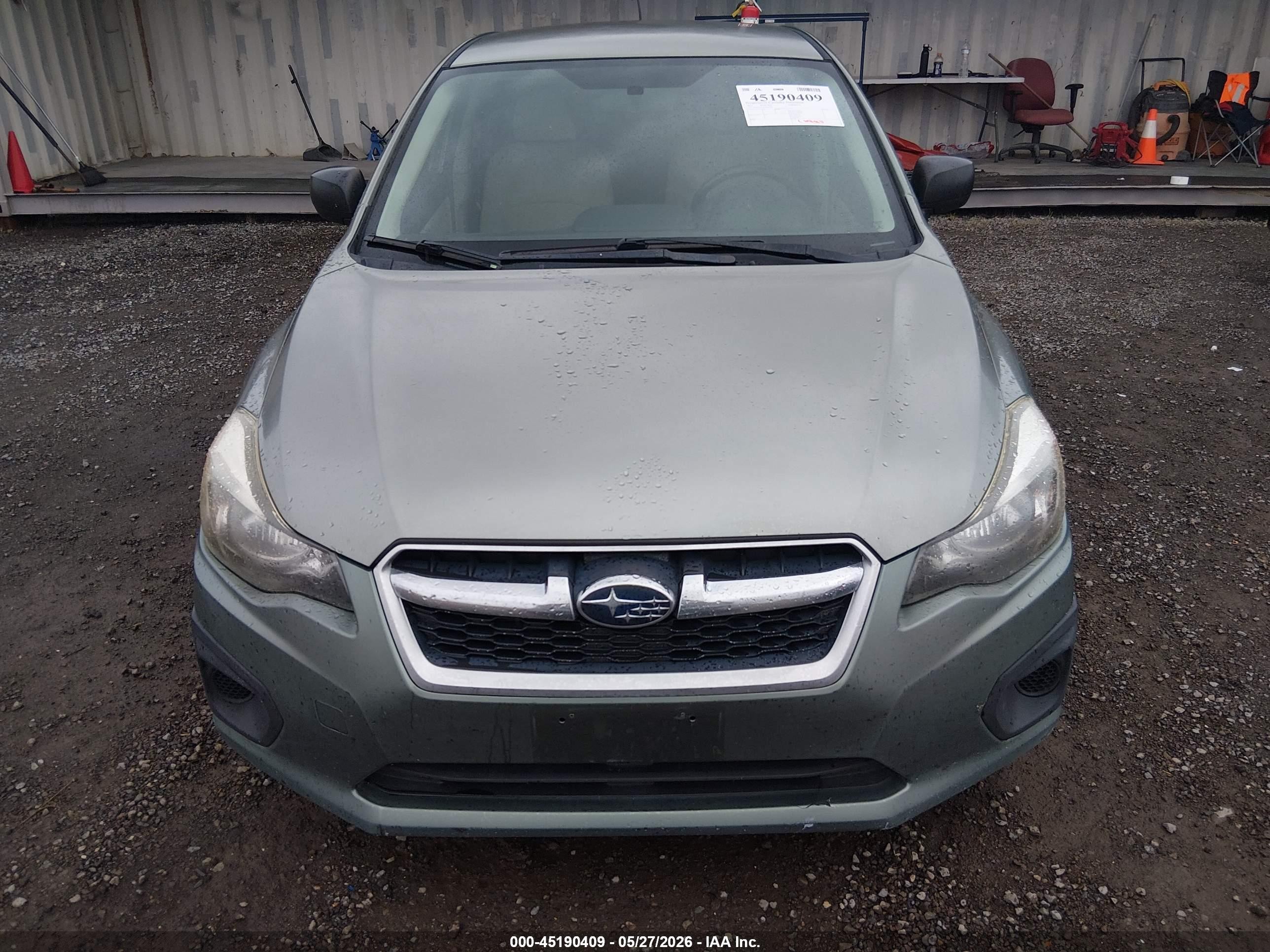2014 Subaru Impreza 2.0i Green vin: JF1GJAA62EH020107
