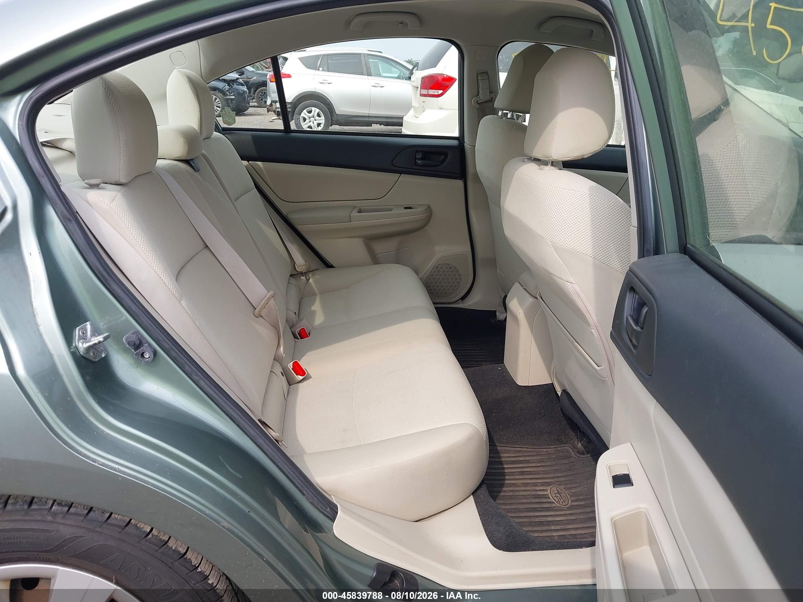 2014 Subaru Impreza 2.0i Зеленый vin: JF1GJAA62EH025002