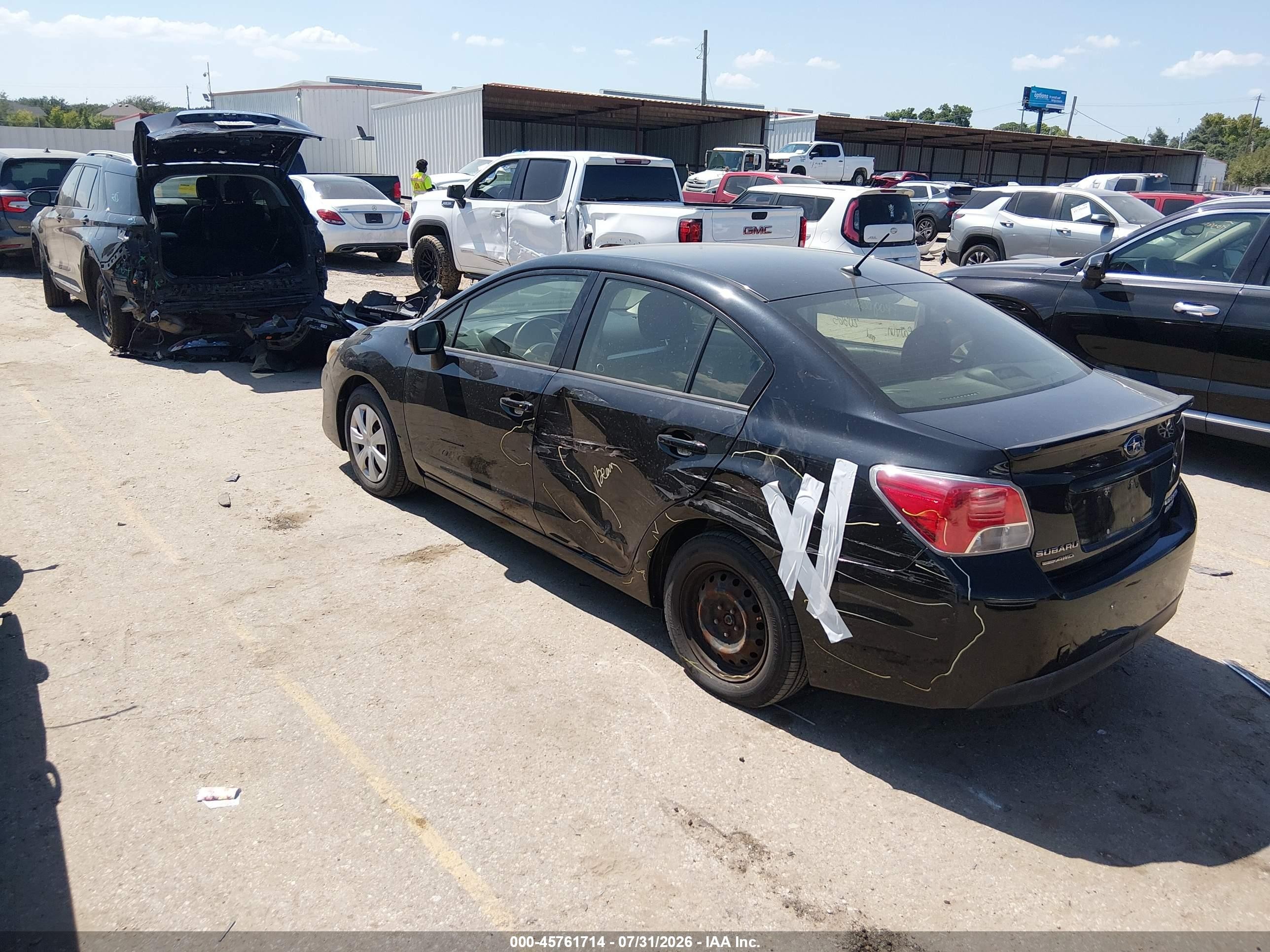 2015 Subaru Impreza 2.0i Black vin: JF1GJAA62FH005804