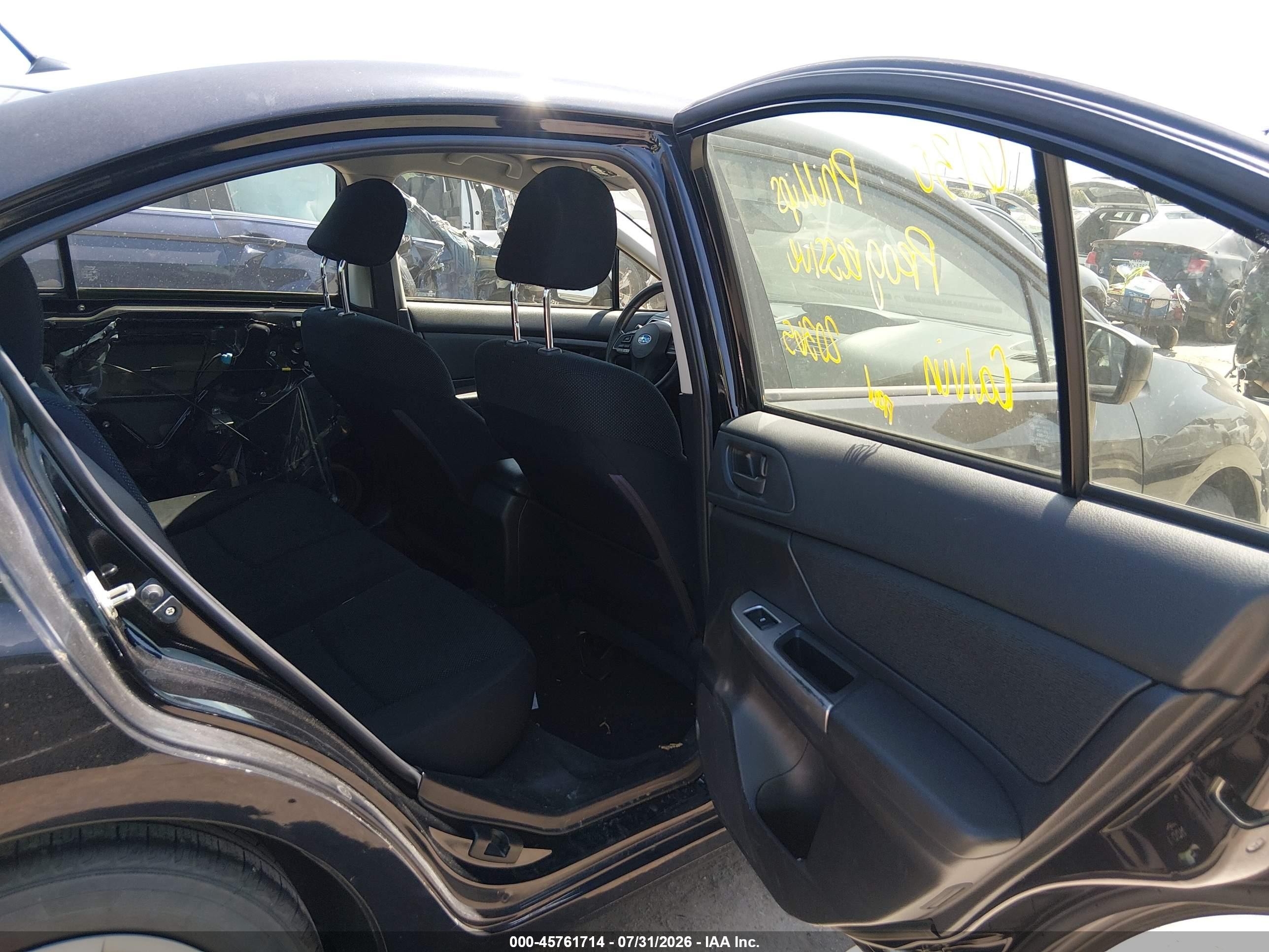 2015 Subaru Impreza 2.0i Black vin: JF1GJAA62FH005804