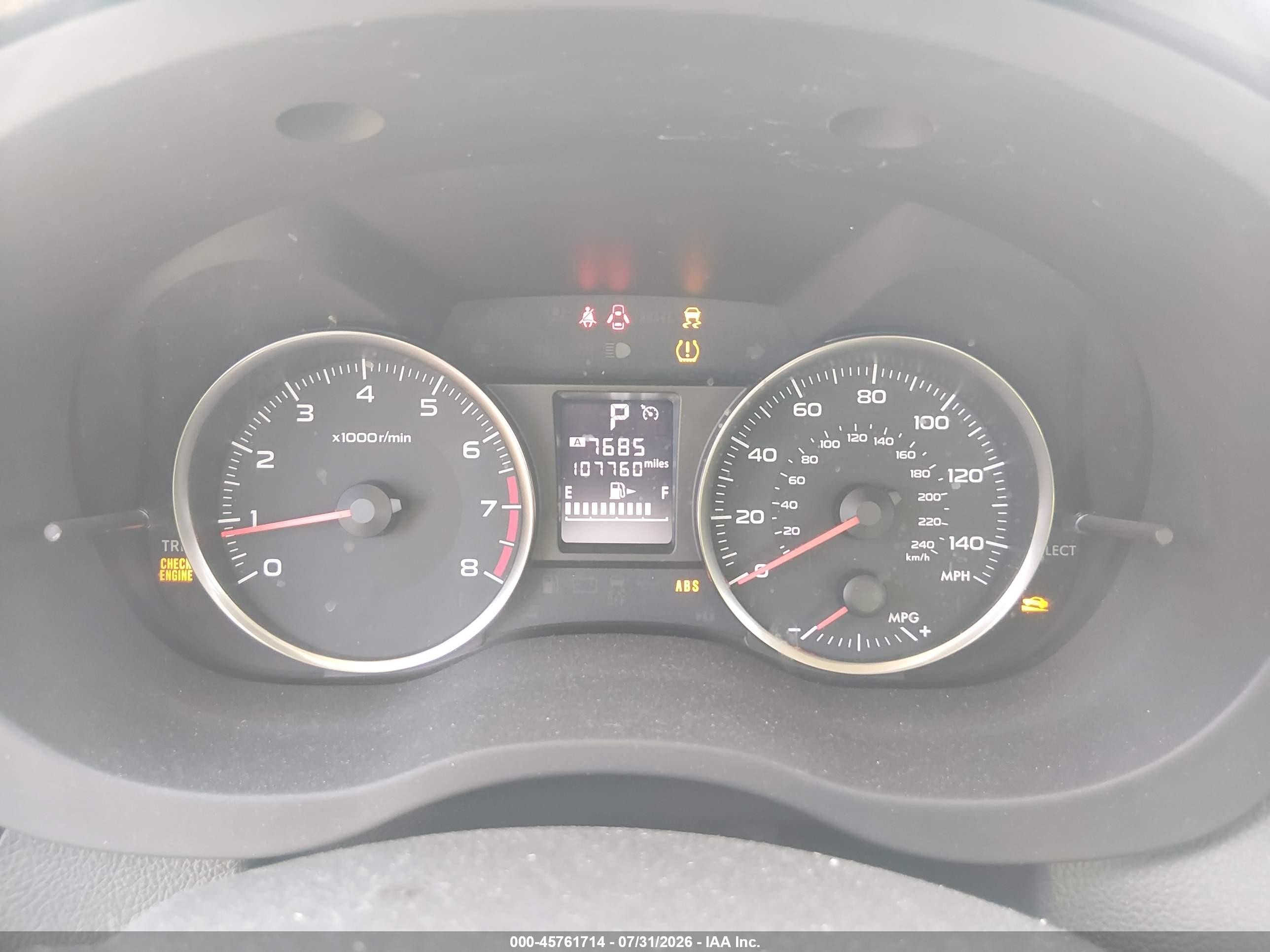 2015 Subaru Impreza 2.0i Black vin: JF1GJAA62FH005804