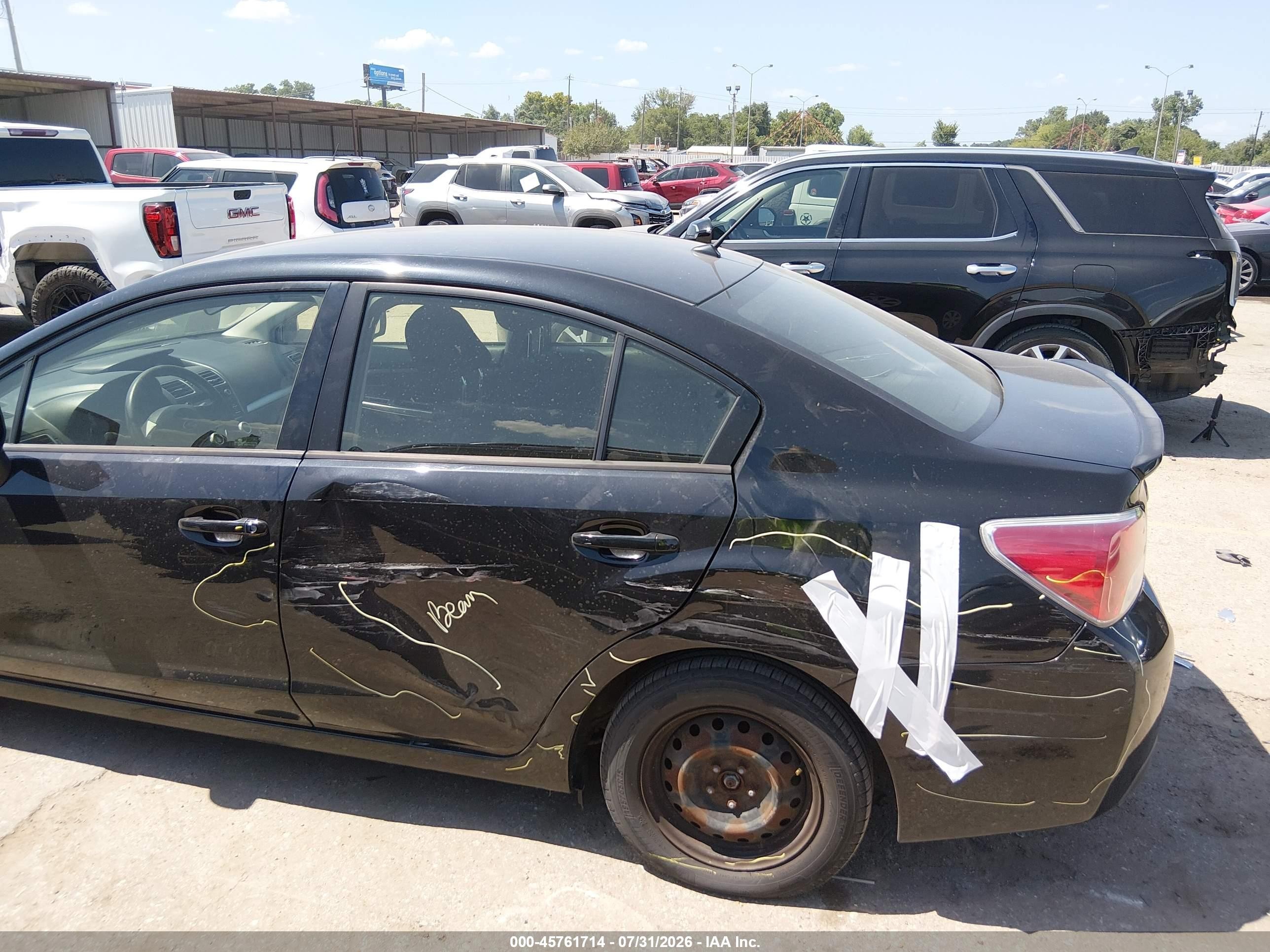 2015 Subaru Impreza 2.0i Black vin: JF1GJAA62FH005804