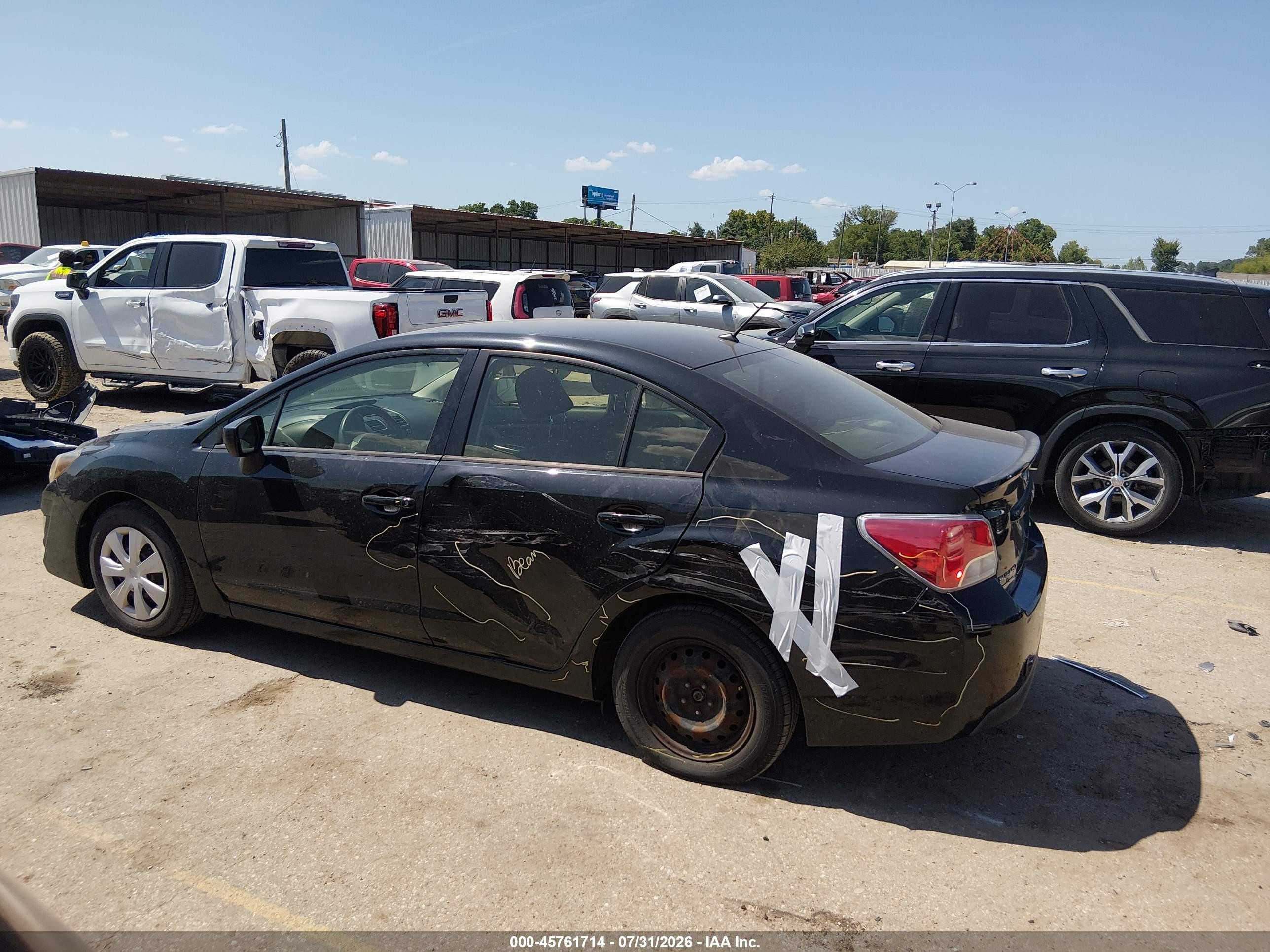 2015 Subaru Impreza 2.0i Black vin: JF1GJAA62FH005804