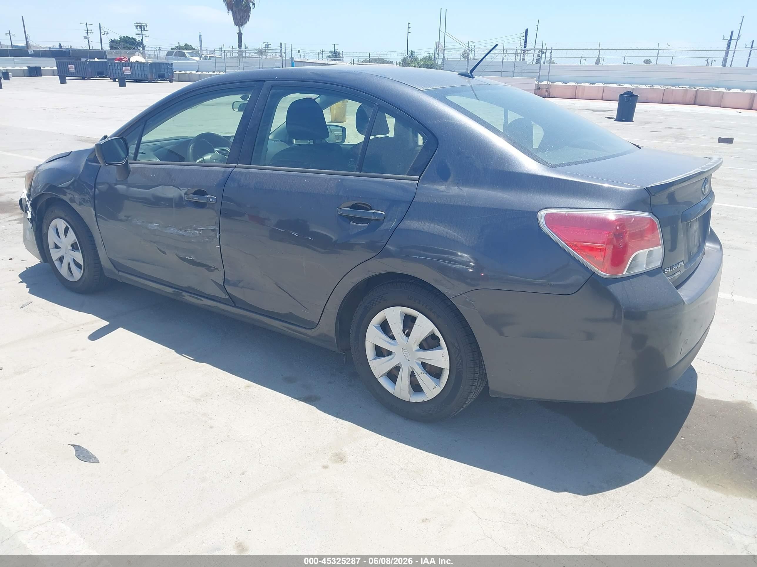 2015 Subaru Impreza 2.0i Gray vin: JF1GJAA62FH018181