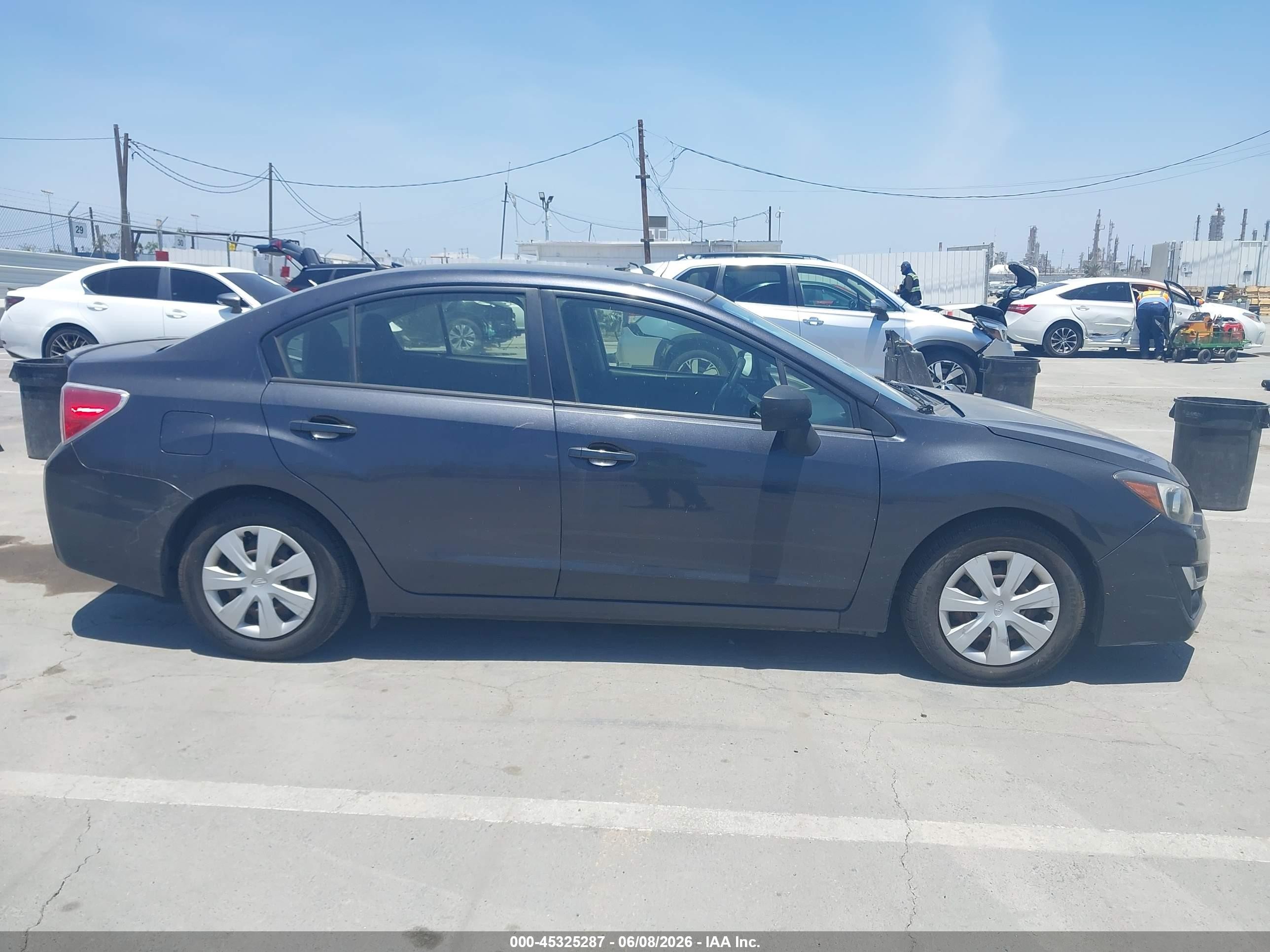 2015 Subaru Impreza 2.0i Gray vin: JF1GJAA62FH018181