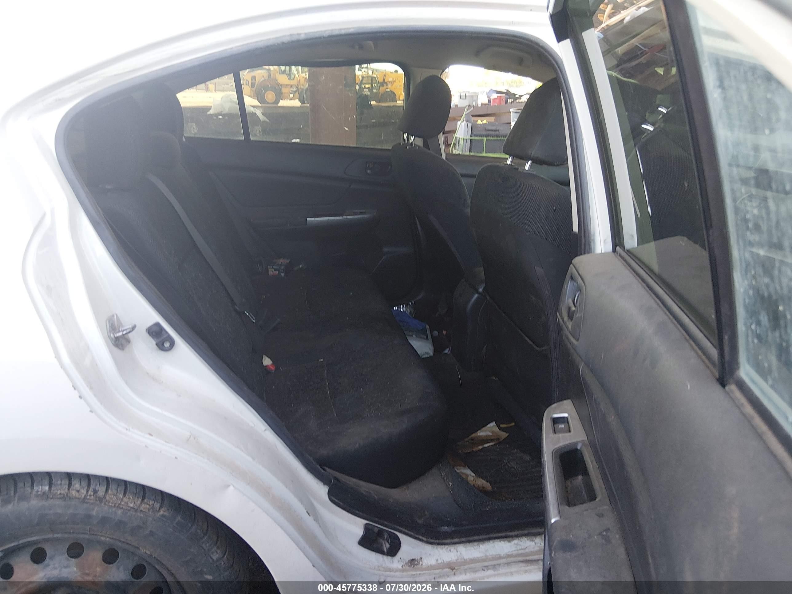 2015 Subaru Impreza 2.0i White vin: JF1GJAA62FH023235