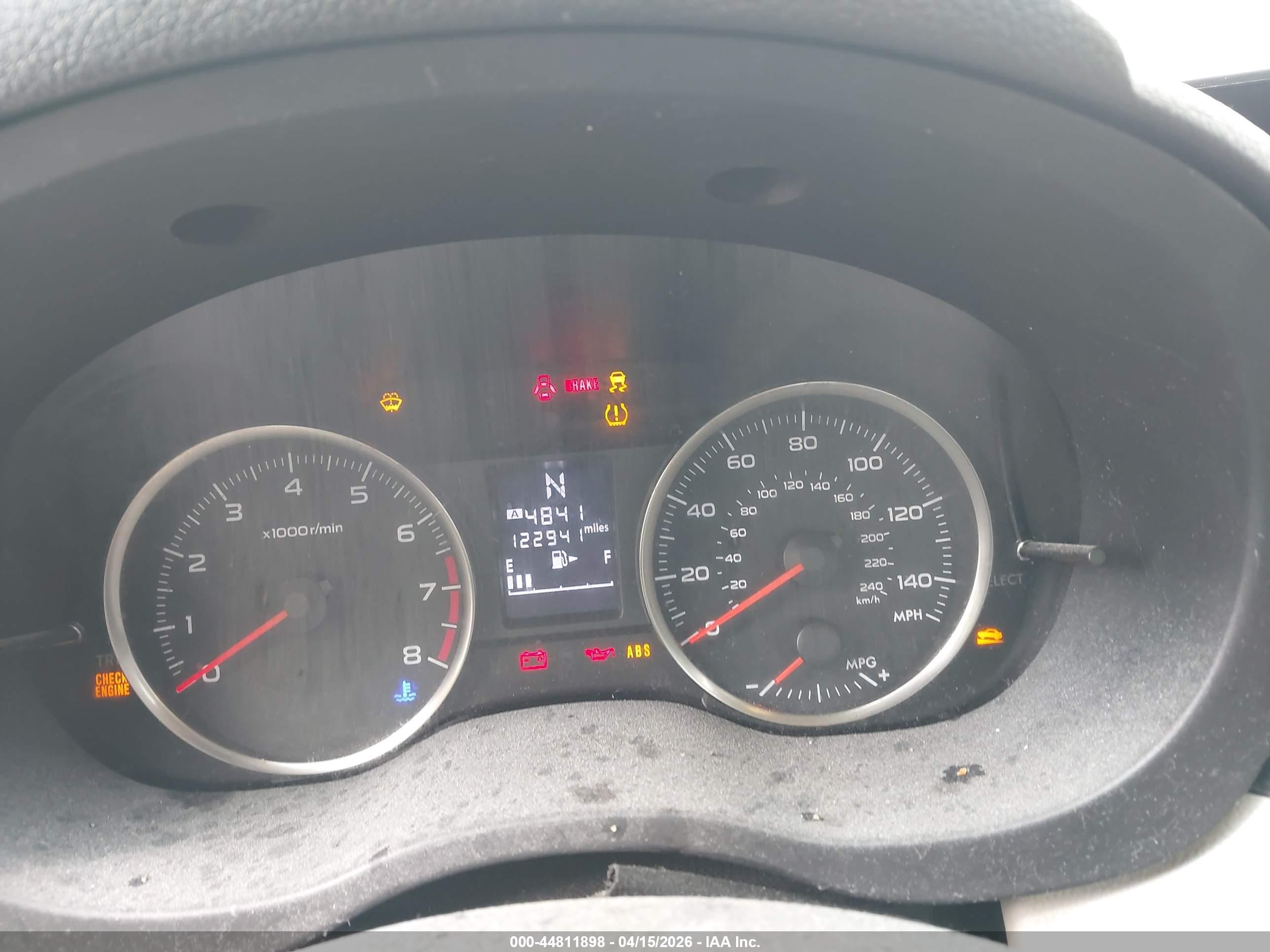 2015 Subaru Impreza 2.0i Белый vin: JF1GJAA62FH024613