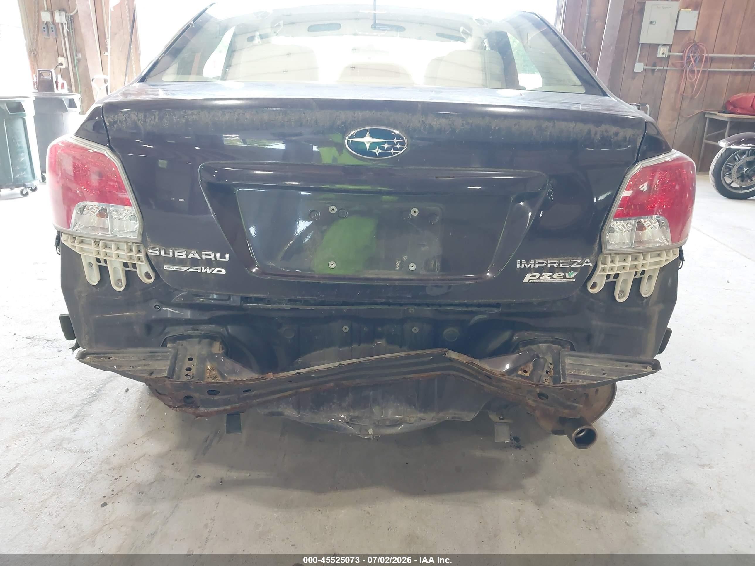 2012 Subaru Impreza 2.0i Purple vin: JF1GJAA63CH006469