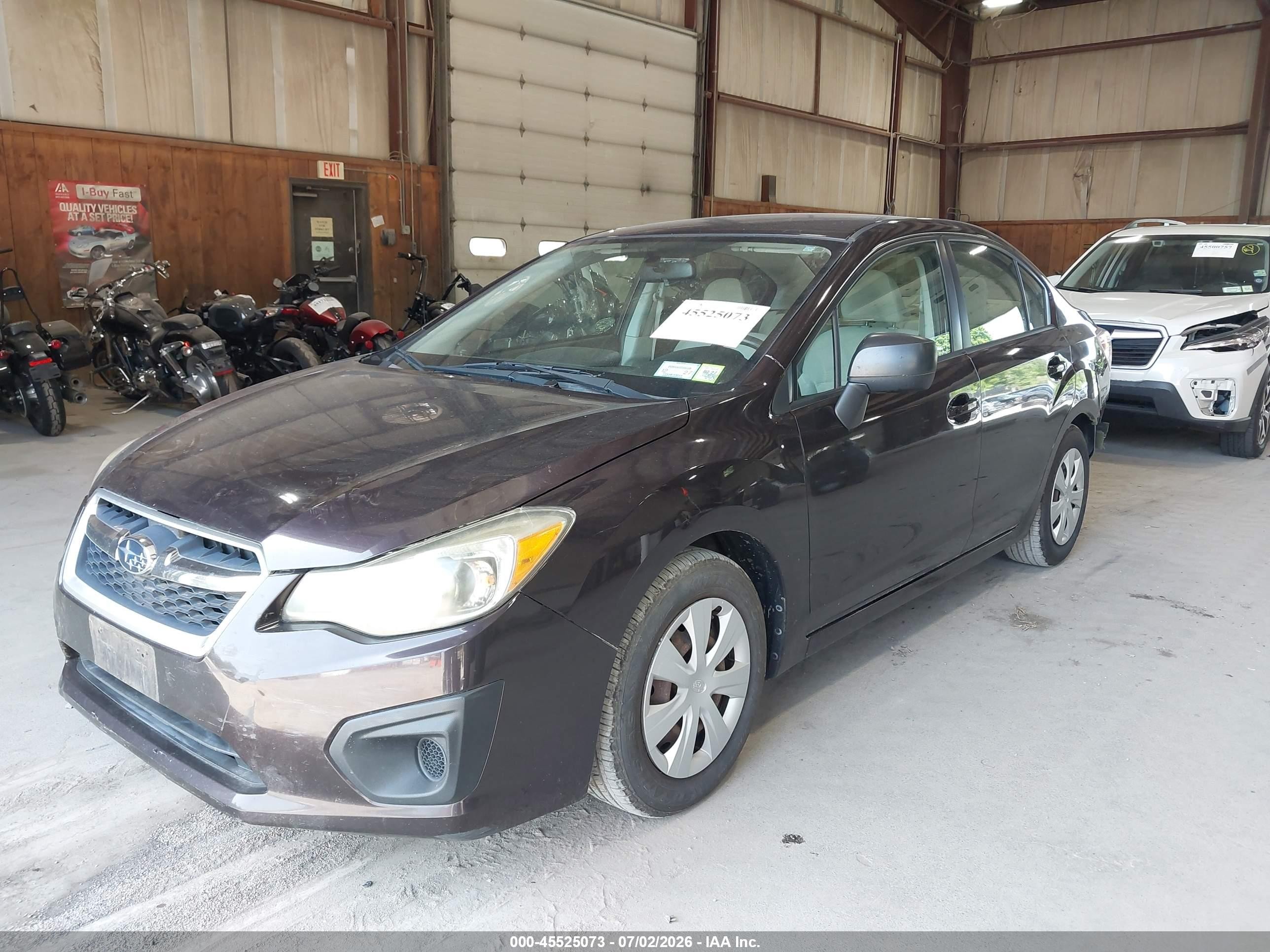 2012 Subaru Impreza 2.0i Purple vin: JF1GJAA63CH006469