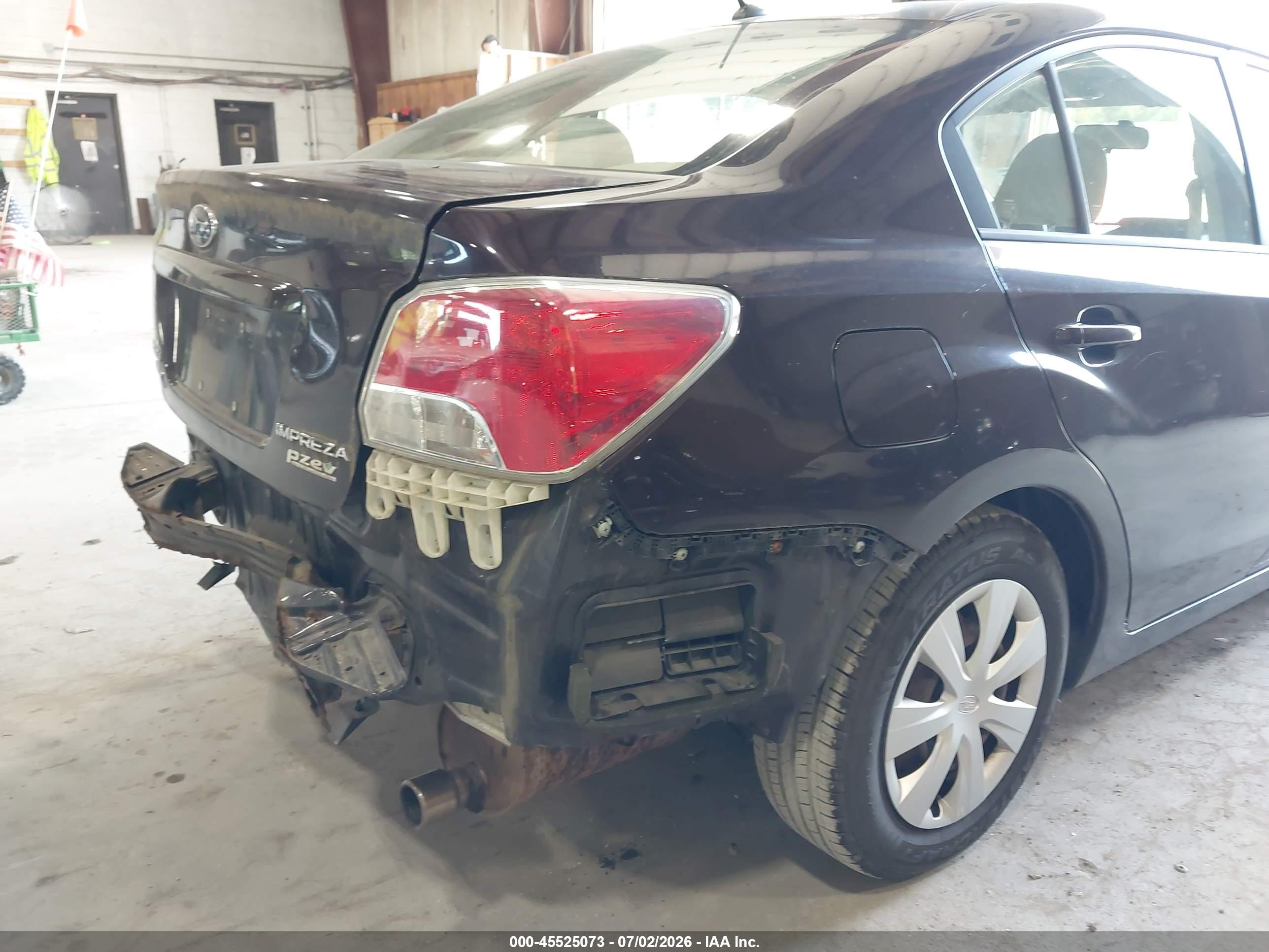 2012 Subaru Impreza 2.0i Purple vin: JF1GJAA63CH006469