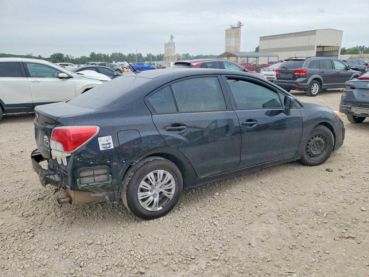 2012 Subaru Impreza Black vin: JF1GJAA63CH012823