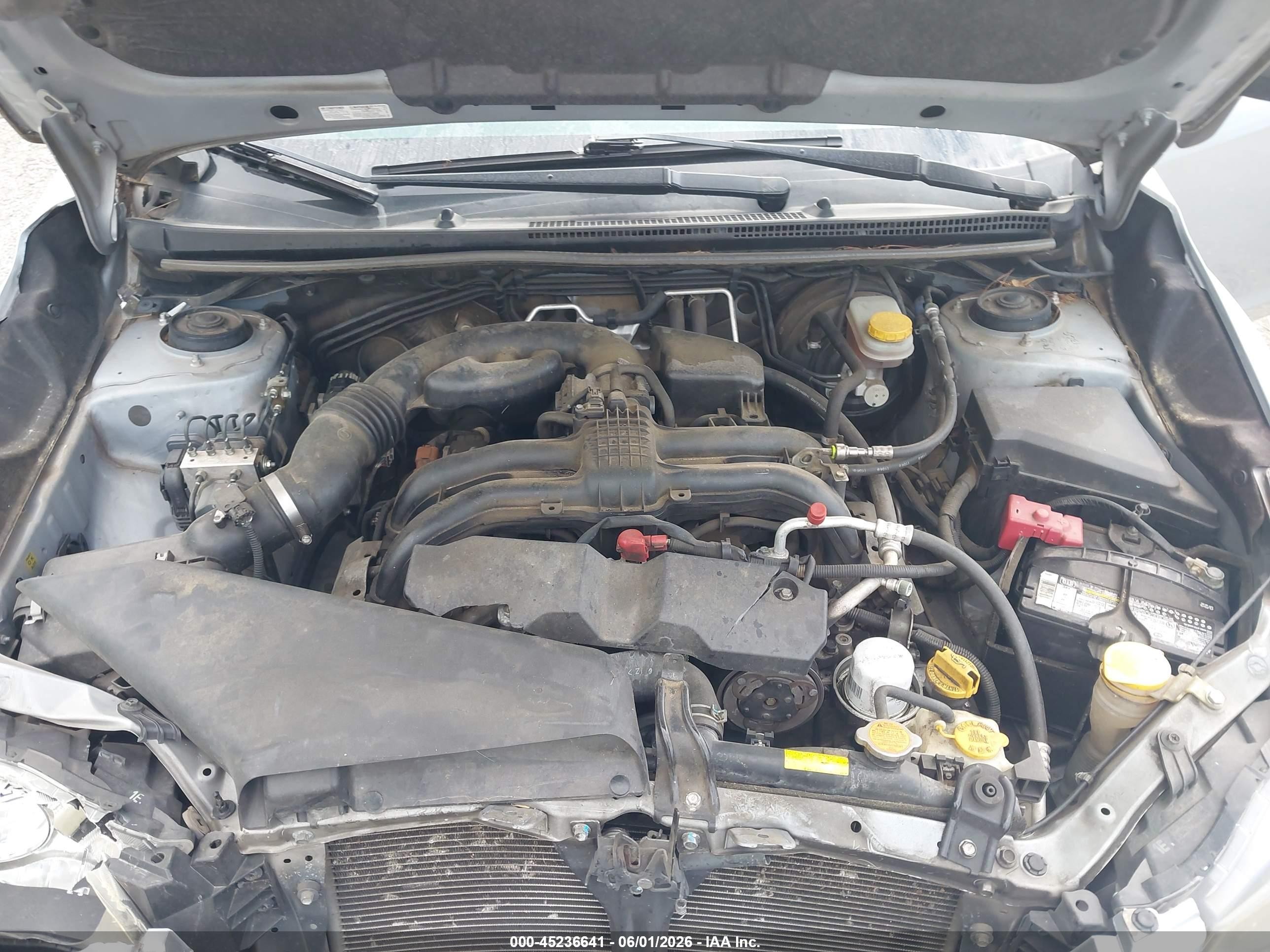 2012 Subaru Impreza 2.0i Silver vin: JF1GJAA63CH014426