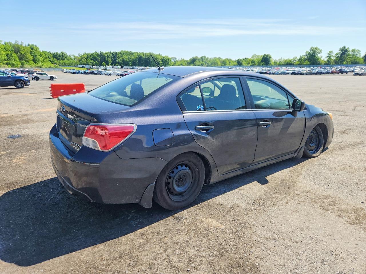 2012 Subaru Impreza Gray vin: JF1GJAA63CH023370