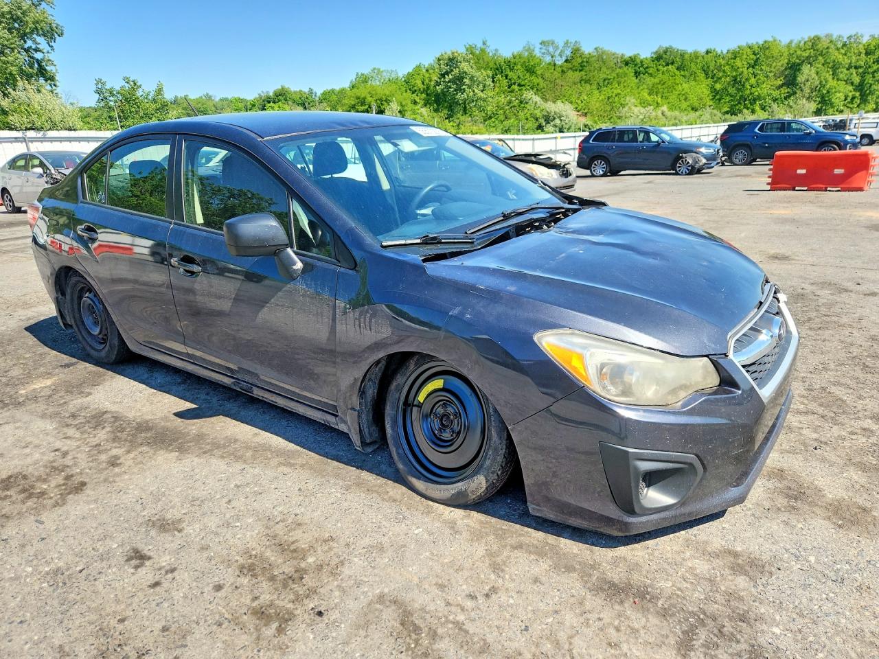 2012 Subaru Impreza Gray vin: JF1GJAA63CH023370