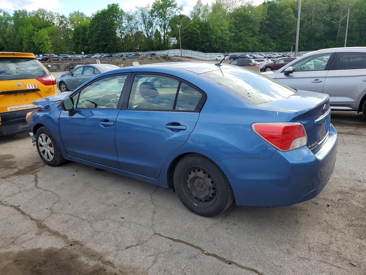 2014 Subaru Impreza Blue vin: JF1GJAA63EH006023