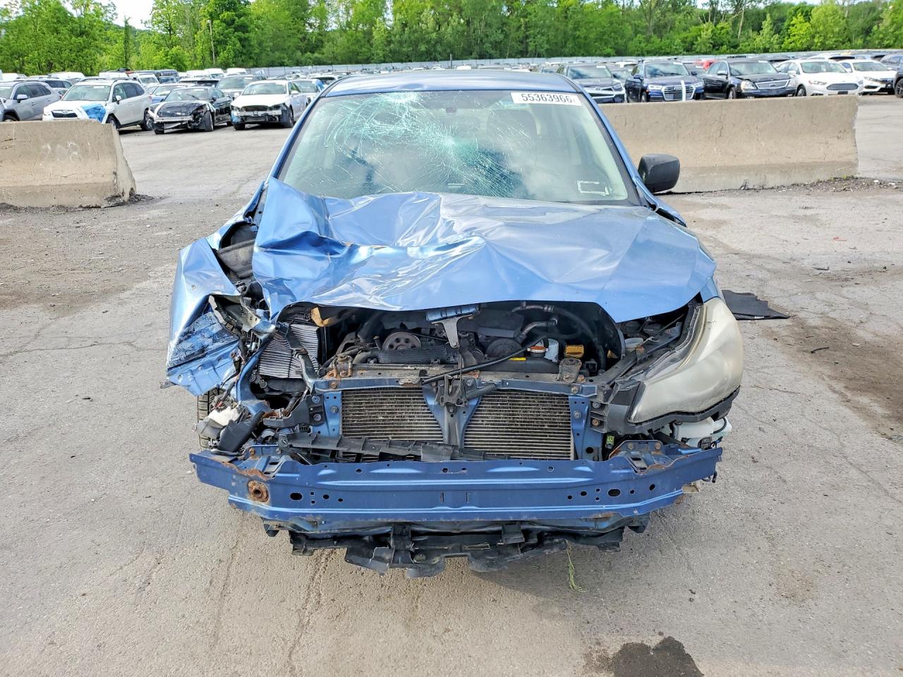 2014 Subaru Impreza Blue vin: JF1GJAA63EH006023