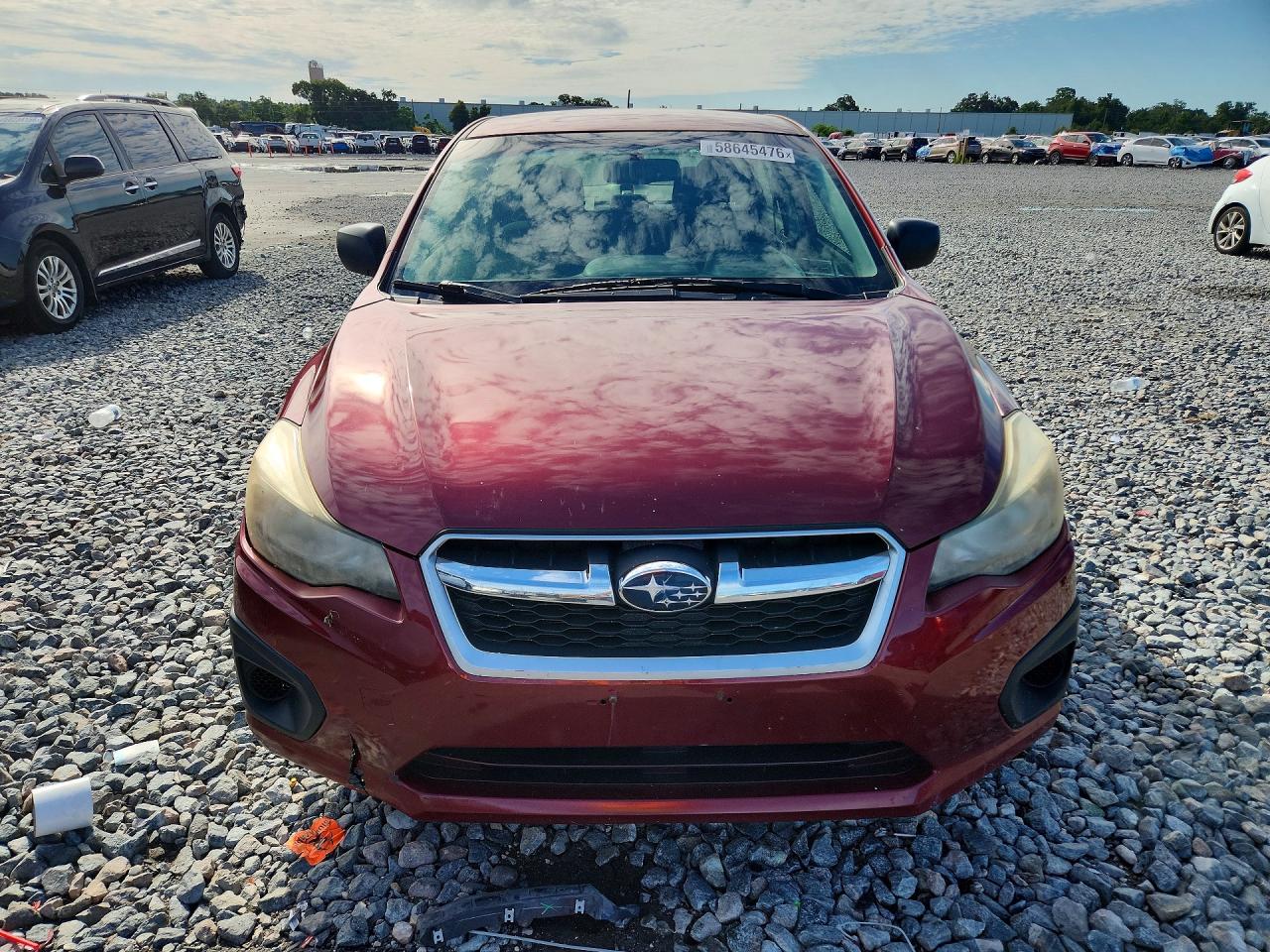 2014 Subaru Impreza Maroon vin: JF1GJAA63EH021279
