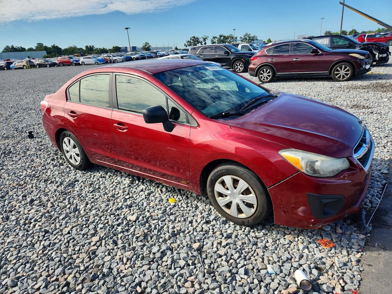 2014 Subaru Impreza Maroon vin: JF1GJAA63EH021279