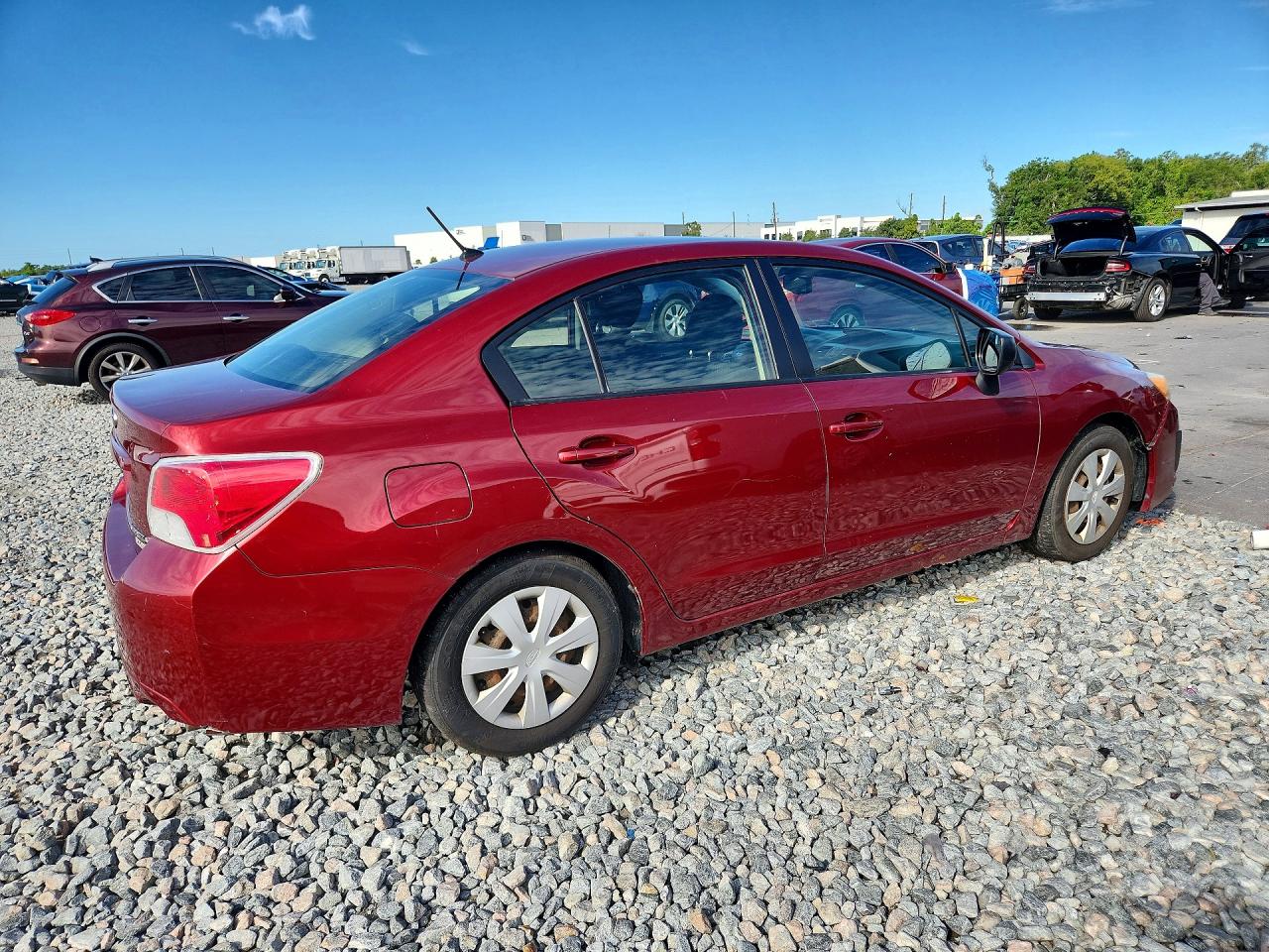 2014 Subaru Impreza Maroon vin: JF1GJAA63EH021279
