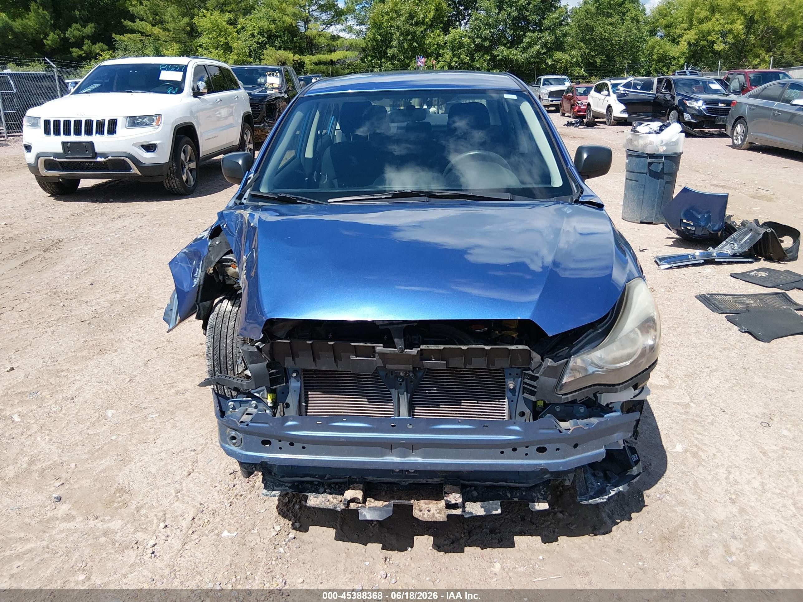 2014 Subaru Impreza 2.0i Синий vin: JF1GJAA63EH022321