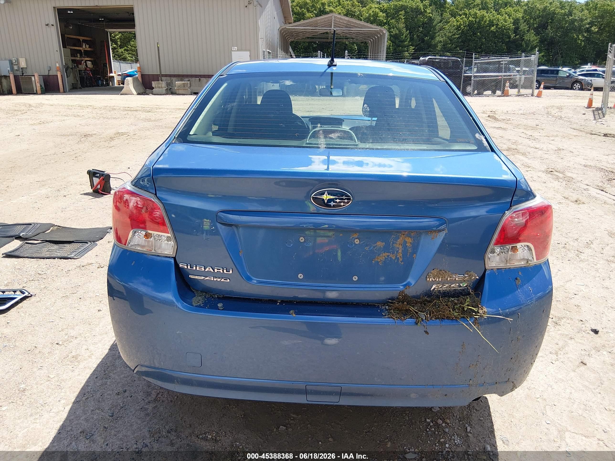 2014 Subaru Impreza 2.0i Синий vin: JF1GJAA63EH022321