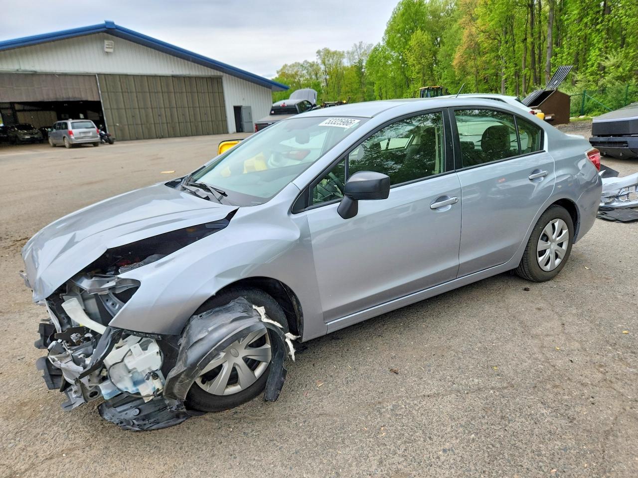 2015 Subaru Impreza Silver vin: JF1GJAA63FH004323