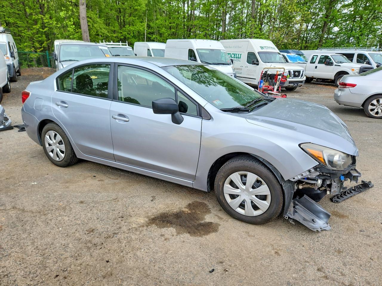 2015 Subaru Impreza Silver vin: JF1GJAA63FH004323