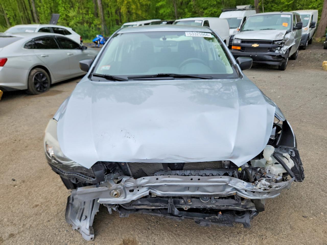 2015 Subaru Impreza Silver vin: JF1GJAA63FH004323