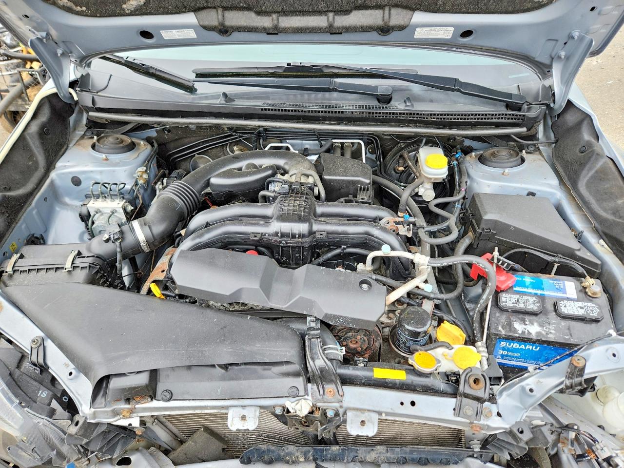 2015 Subaru Impreza Silver vin: JF1GJAA63FH004323