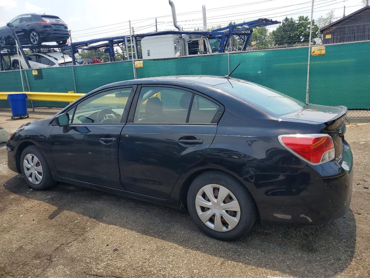 2015 Subaru Impreza Black vin: JF1GJAA63FH020036