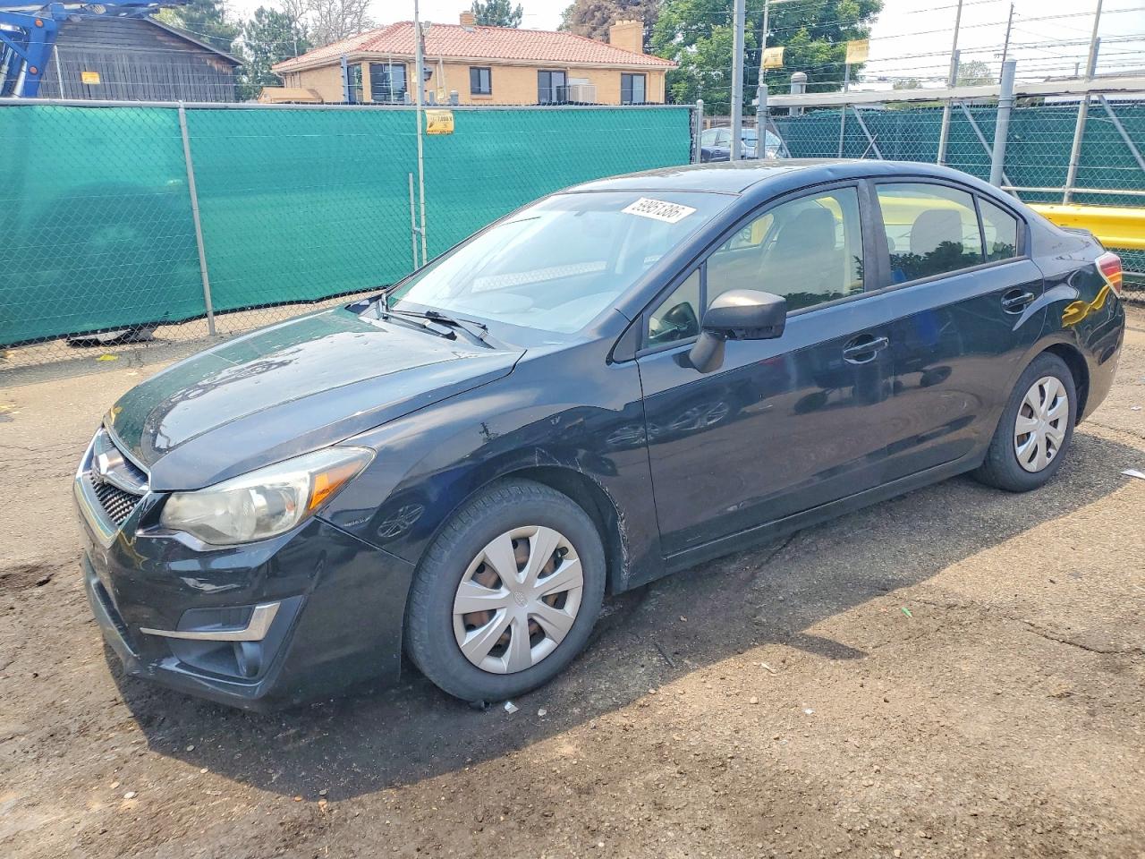 2015 Subaru Impreza Black vin: JF1GJAA63FH020036