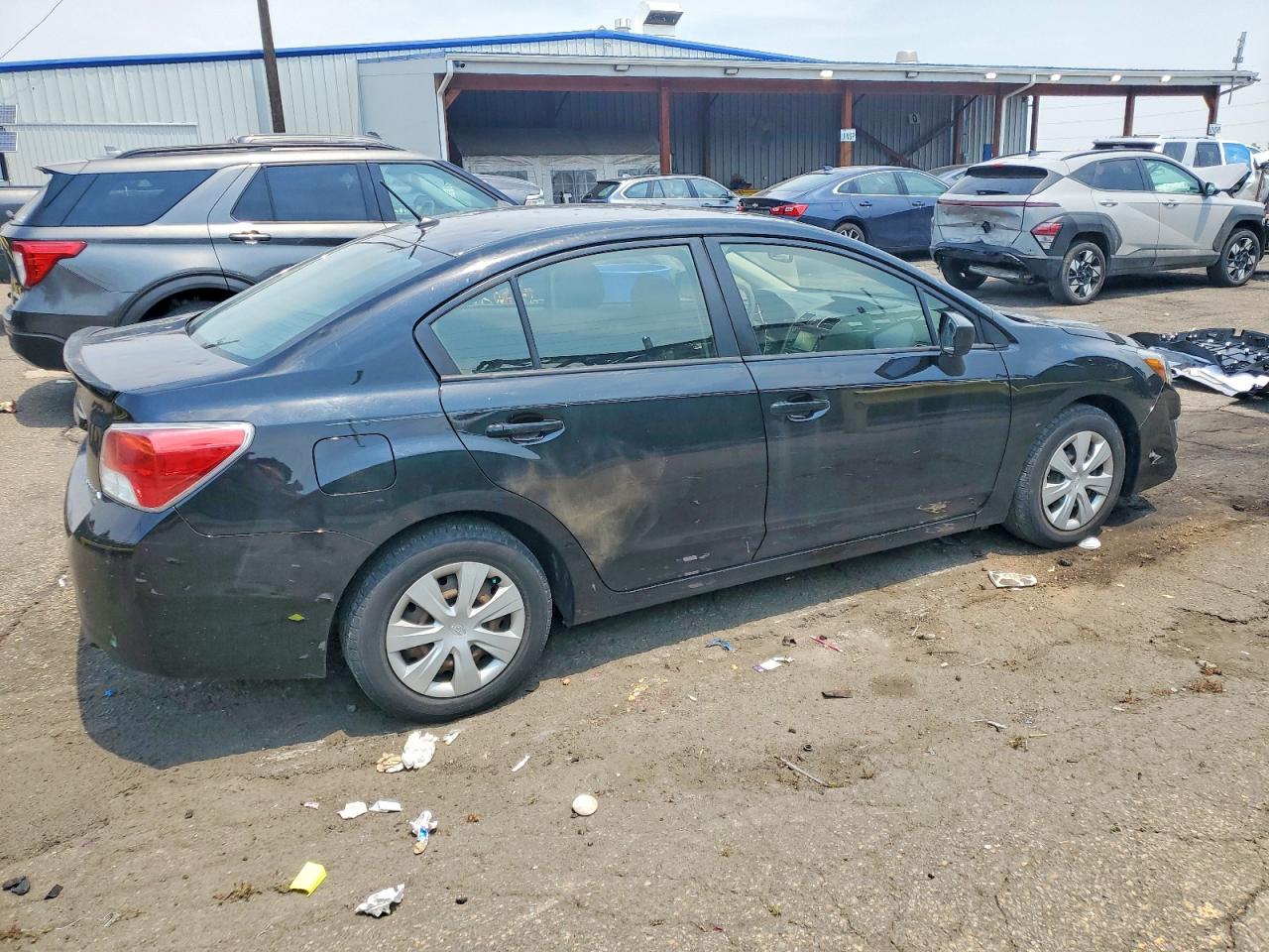 2015 Subaru Impreza Black vin: JF1GJAA63FH020036