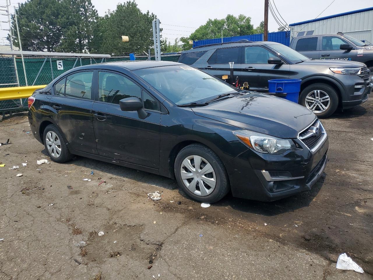 2015 Subaru Impreza Black vin: JF1GJAA63FH020036