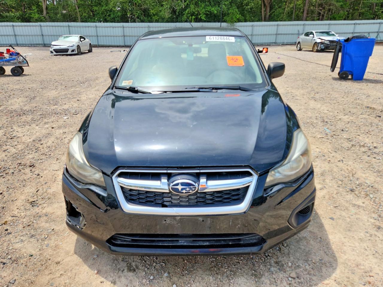 2012 Subaru Impreza Black vin: JF1GJAA64CG011718