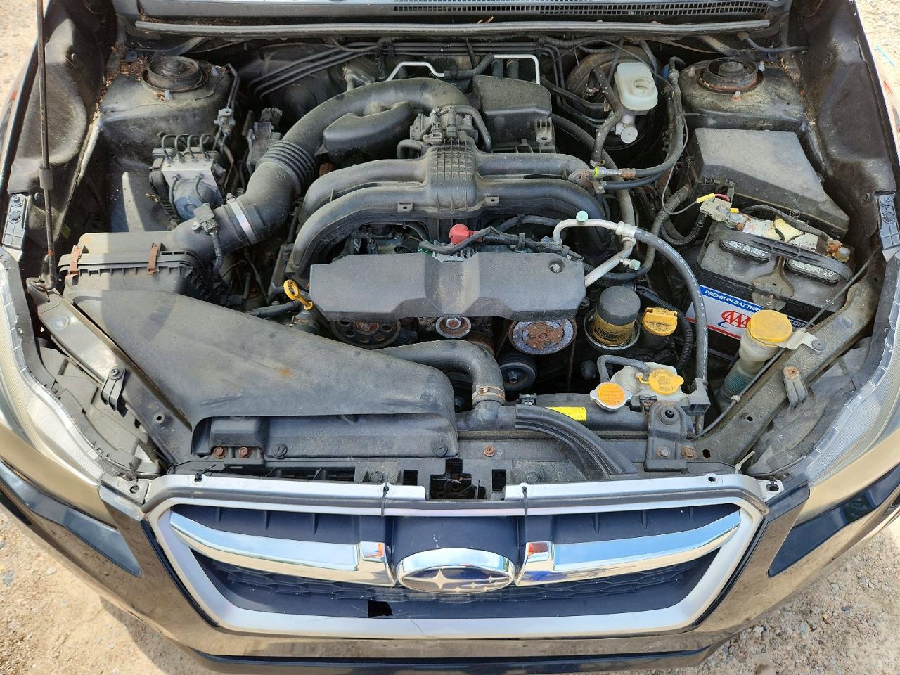 2012 Subaru Impreza Black vin: JF1GJAA64CG011718