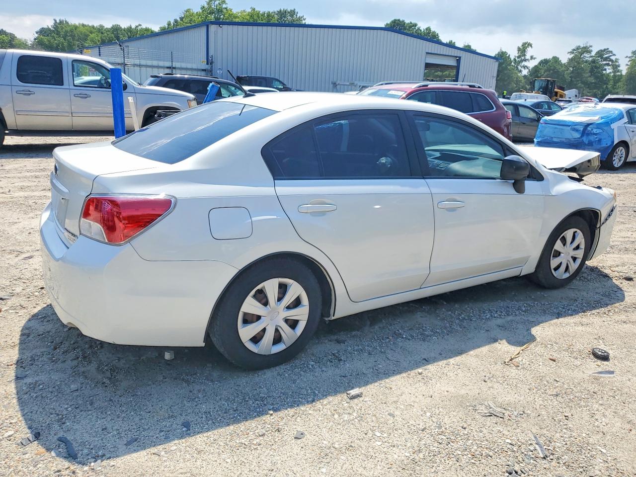 2012 Subaru Impreza White vin: JF1GJAA64CH008103