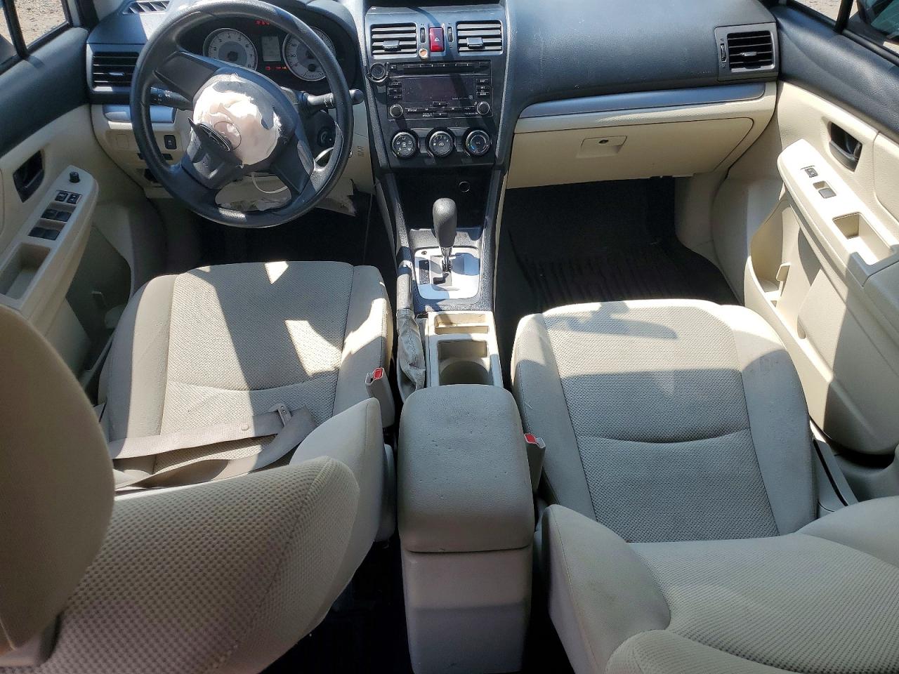 2012 Subaru Impreza White vin: JF1GJAA64CH008103