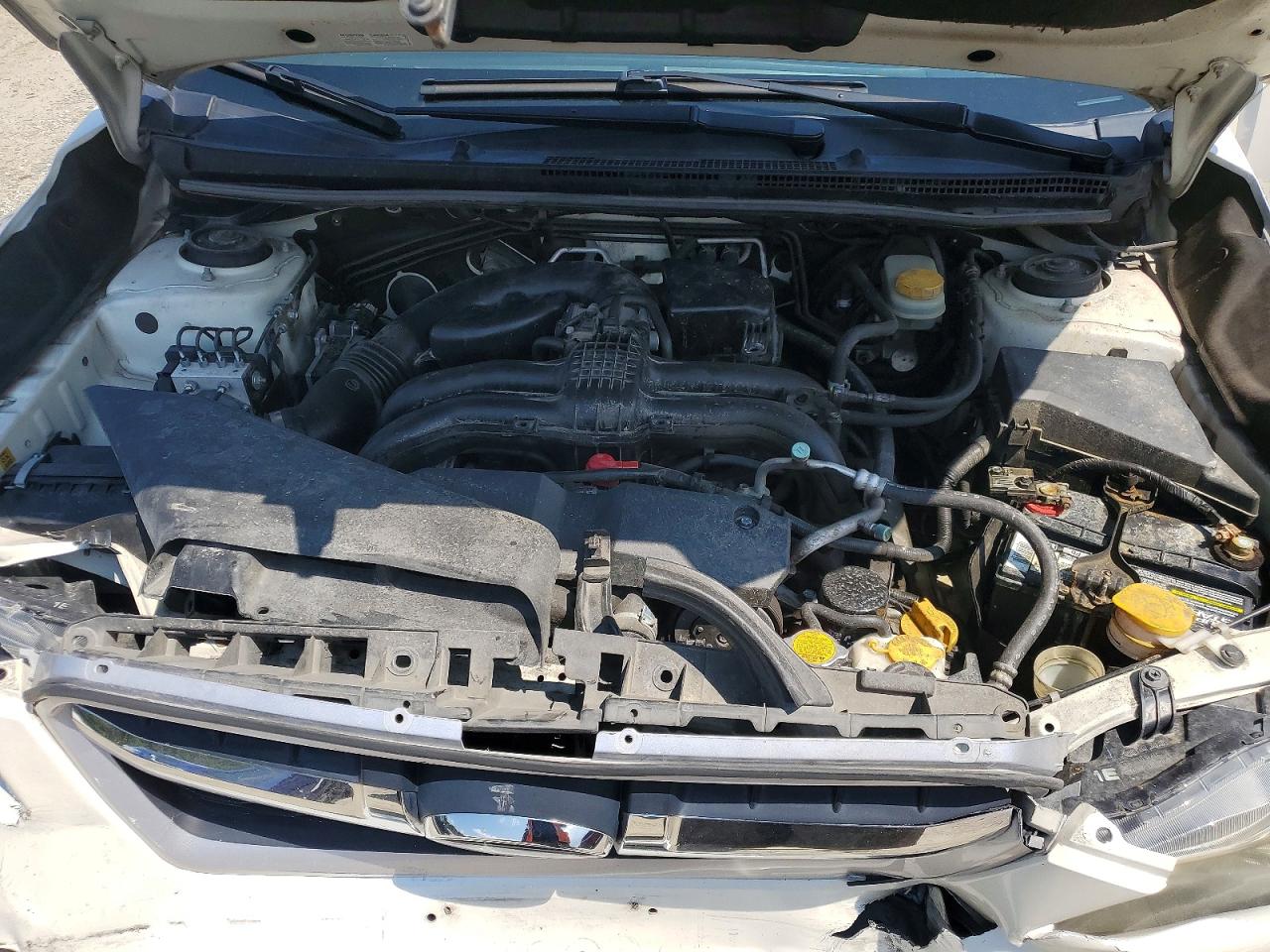 2012 Subaru Impreza White vin: JF1GJAA64CH008103