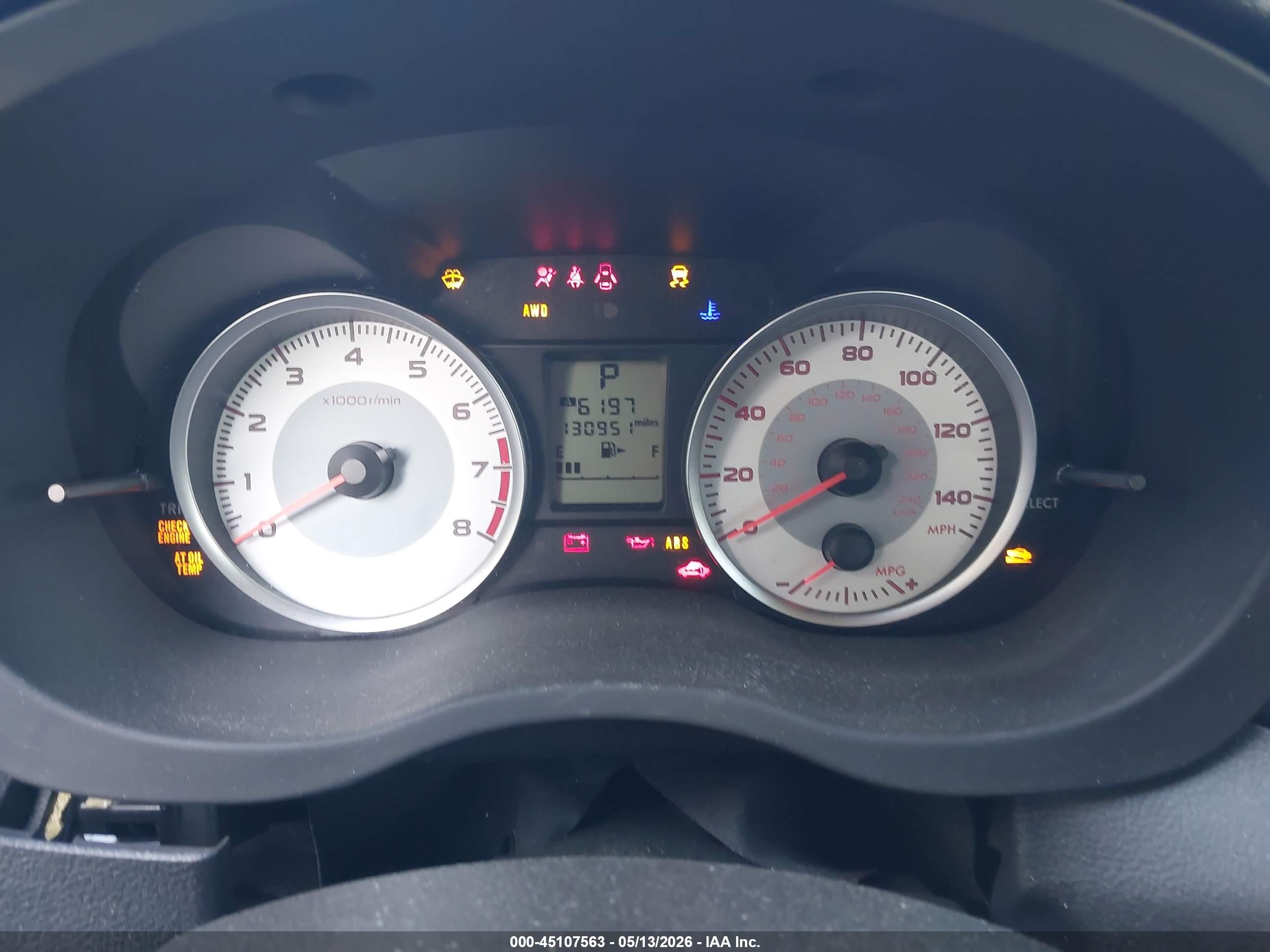 2013 Subaru Impreza 2.0i Серебряный vin: JF1GJAA64DH034802