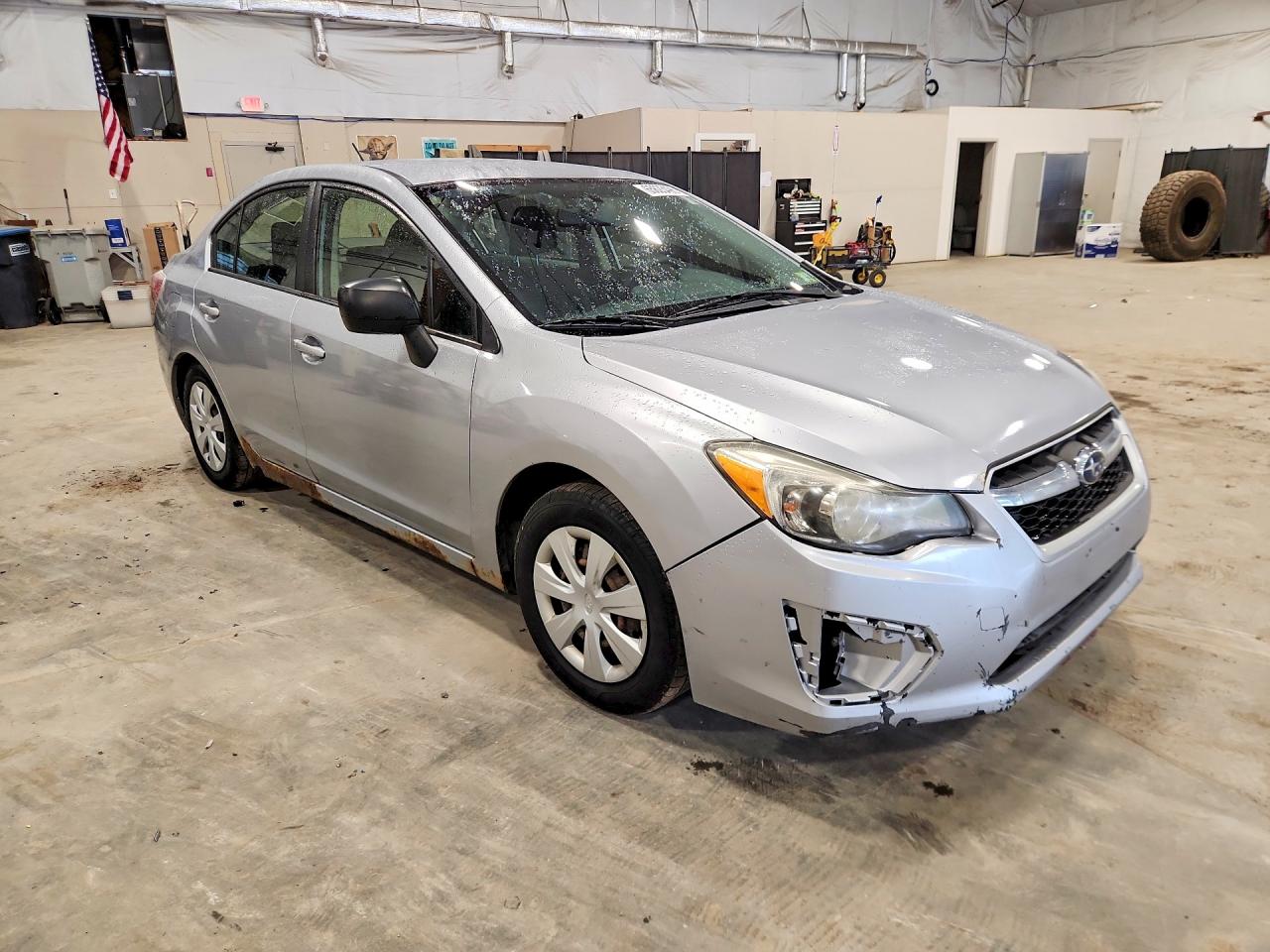 2014 Subaru Impreza Silver vin: JF1GJAA64EG013309