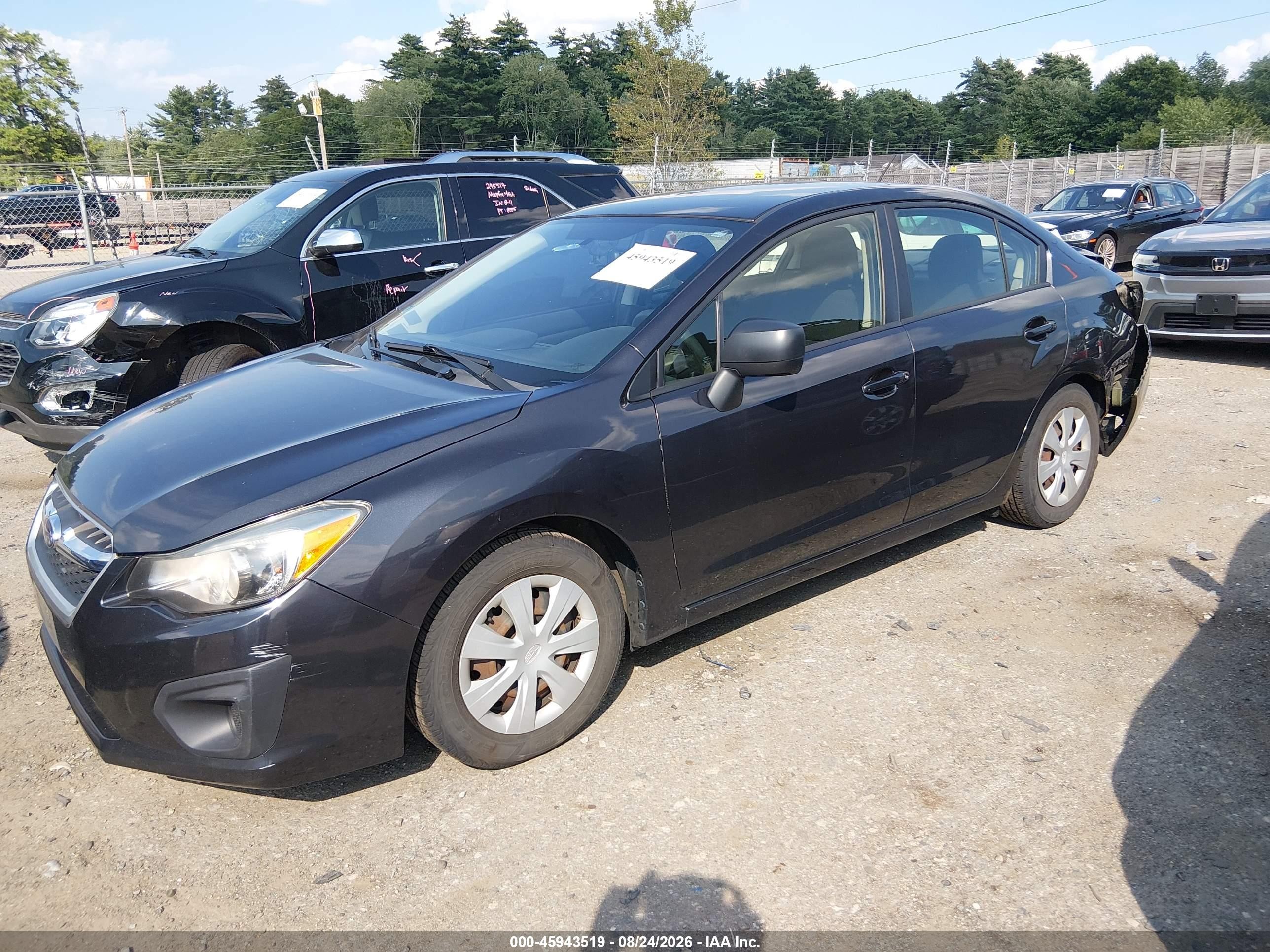 2014 Subaru Impreza 2.0i Серый vin: JF1GJAA64EH023543