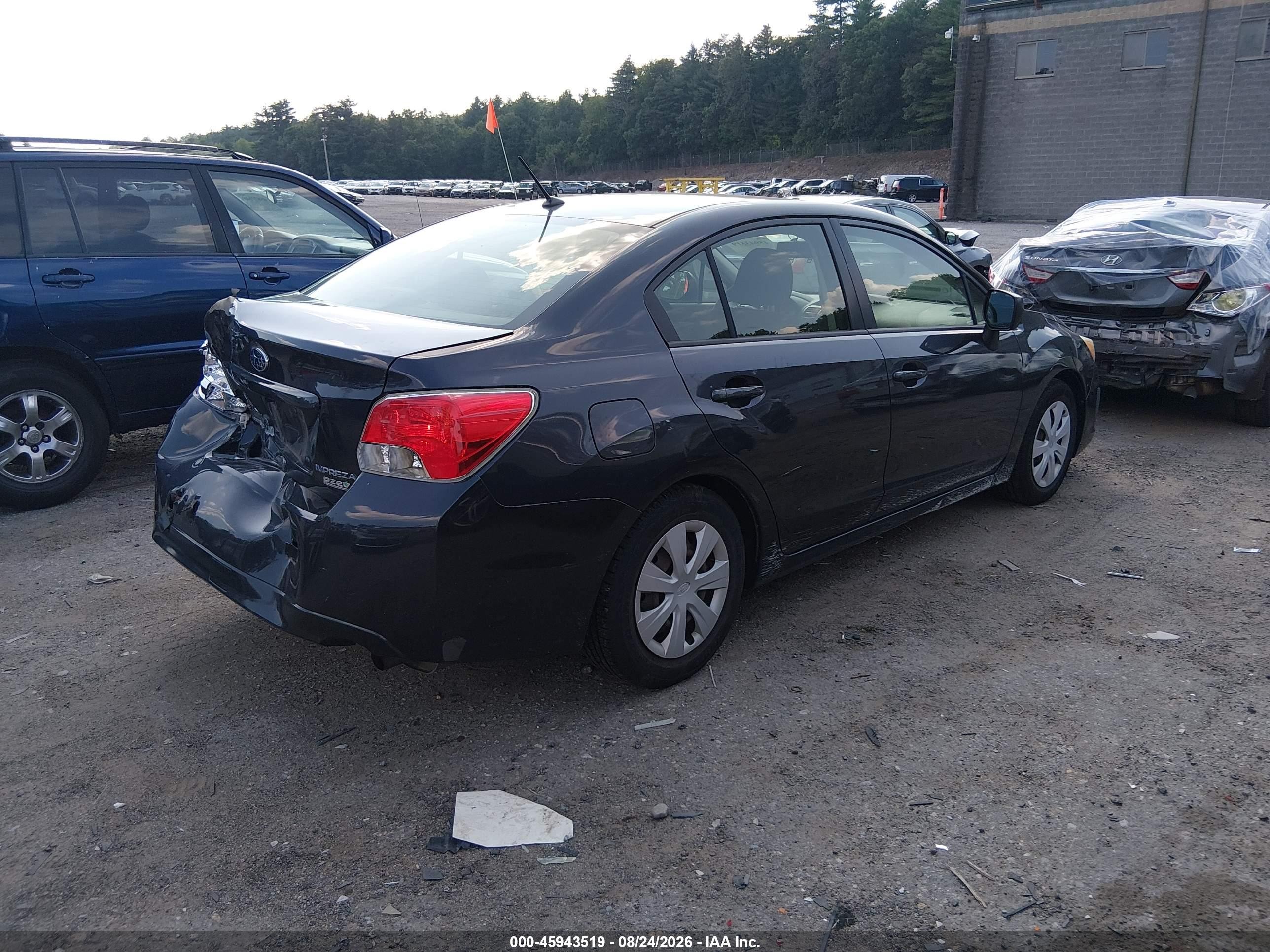 2014 Subaru Impreza 2.0i Серый vin: JF1GJAA64EH023543