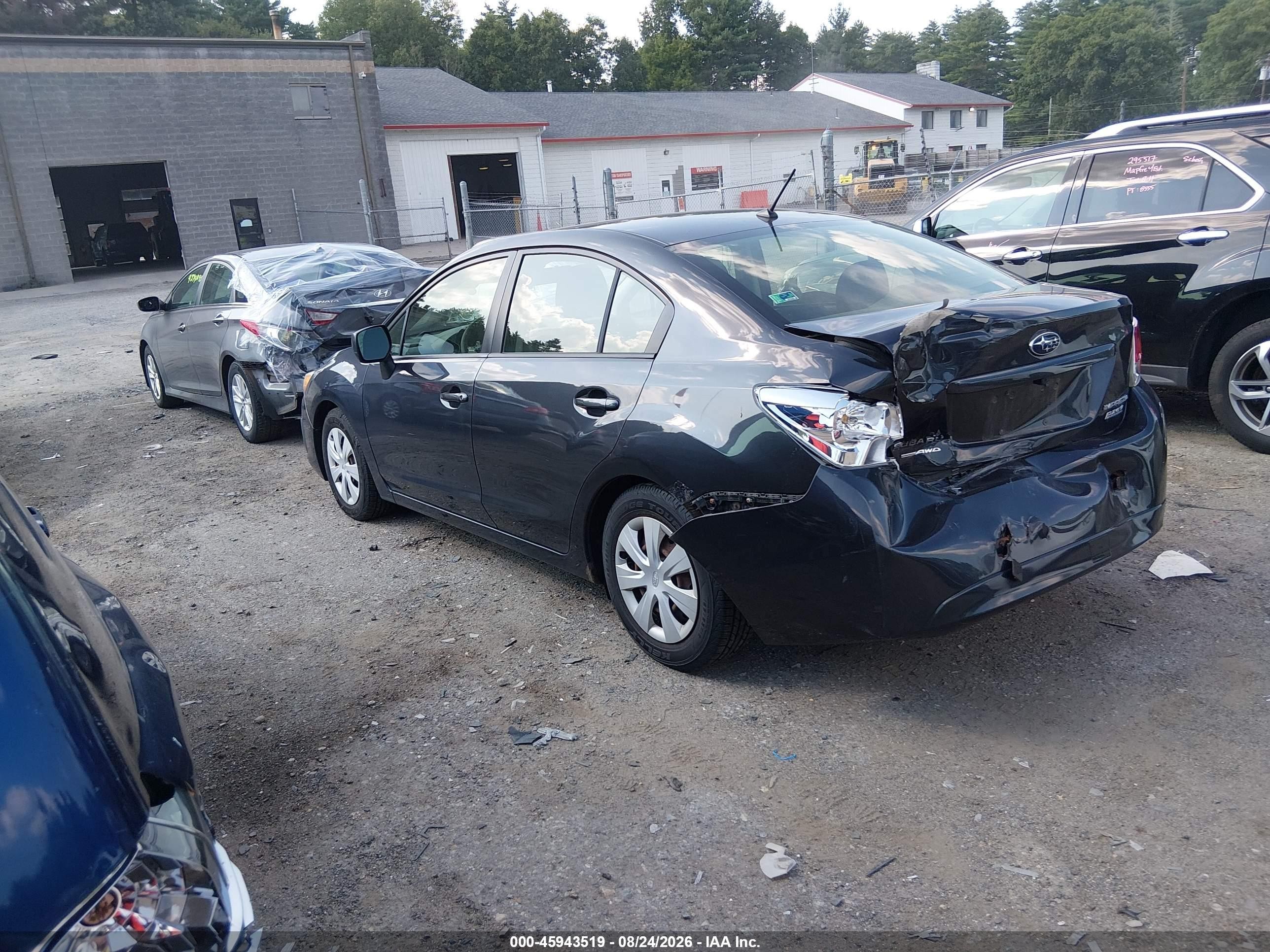 2014 Subaru Impreza 2.0i Серый vin: JF1GJAA64EH023543