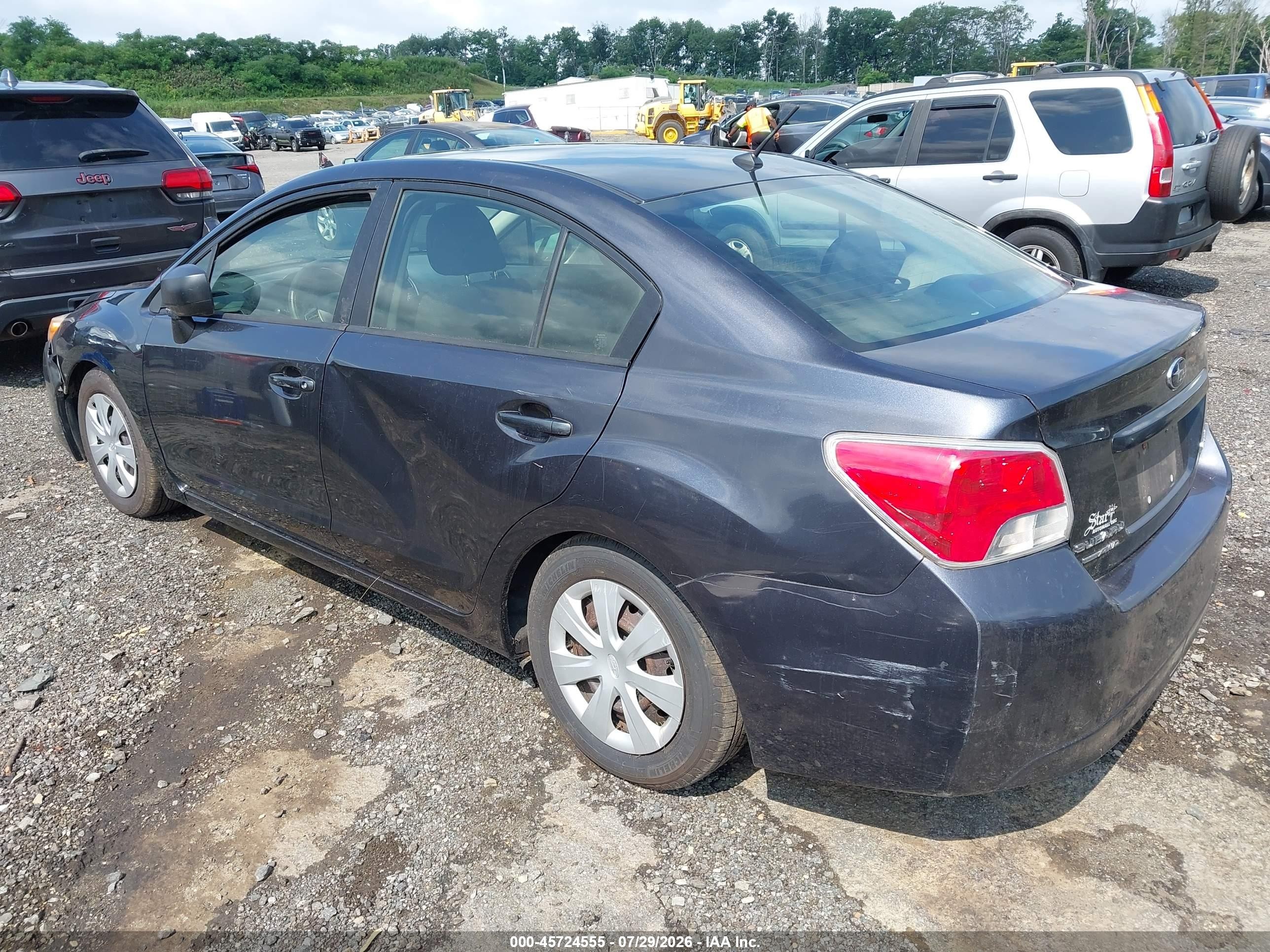 2014 Subaru Impreza 2.0i Black vin: JF1GJAA64EH026183