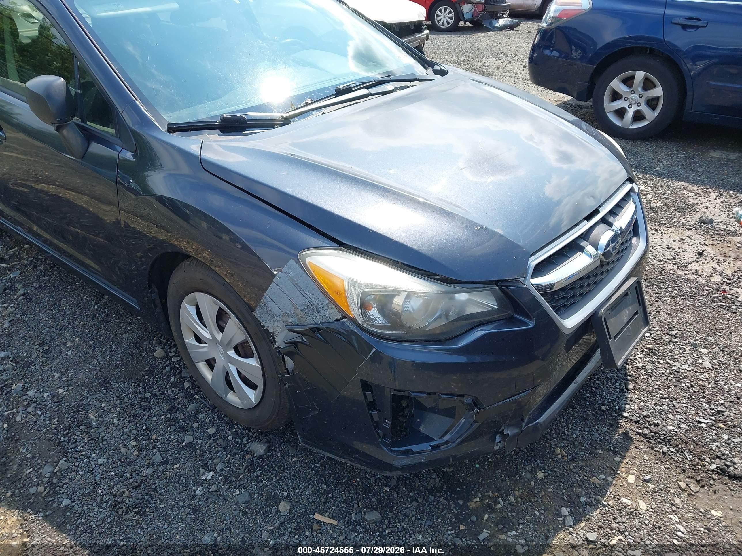 2014 Subaru Impreza 2.0i Black vin: JF1GJAA64EH026183